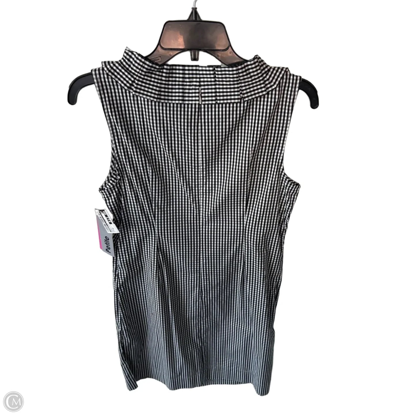 Dress Casual Short By Talbots In Black & White, Size: Mp