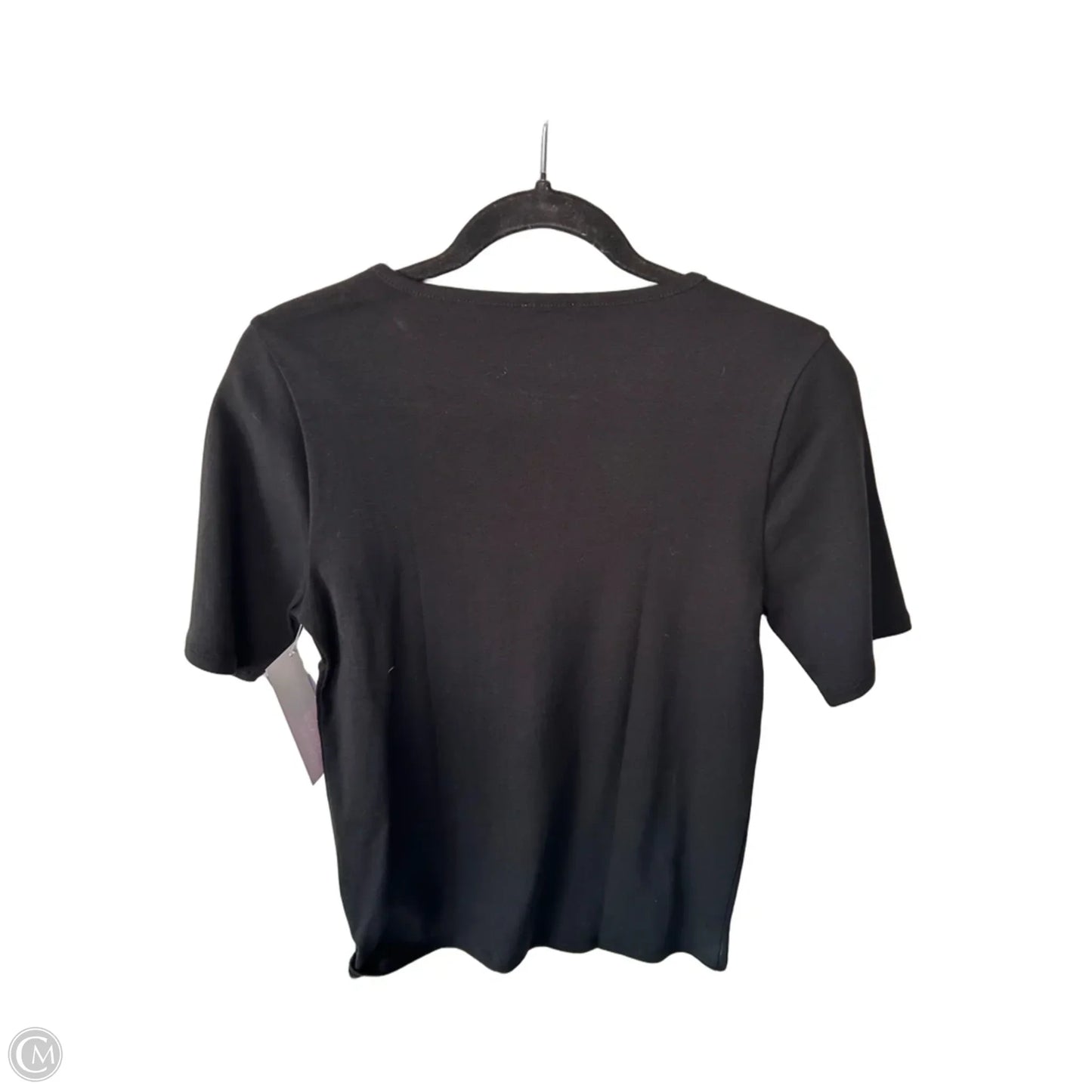Top Short Sleeve Basic By J. Crew In Black, Size: M