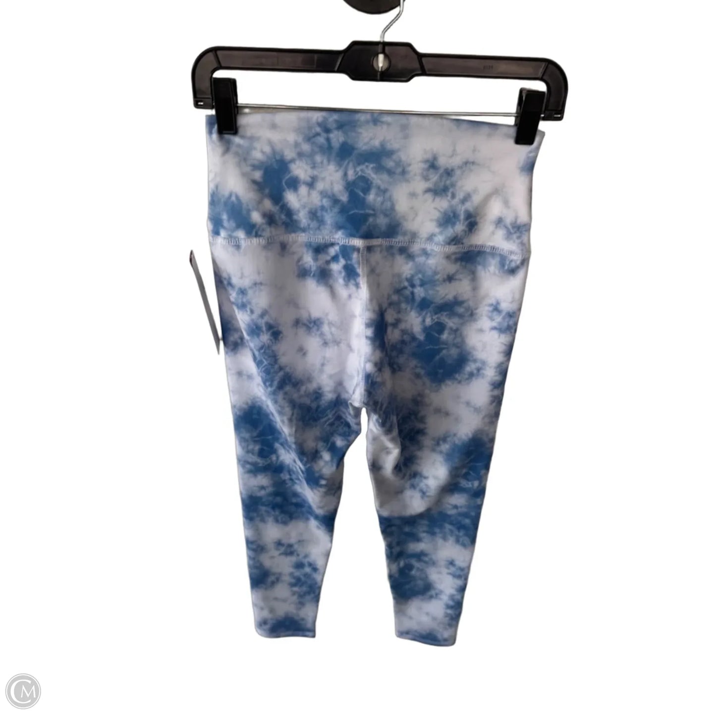 Athletic Leggings By Clothes Mentor In Blue & White, Size: 8