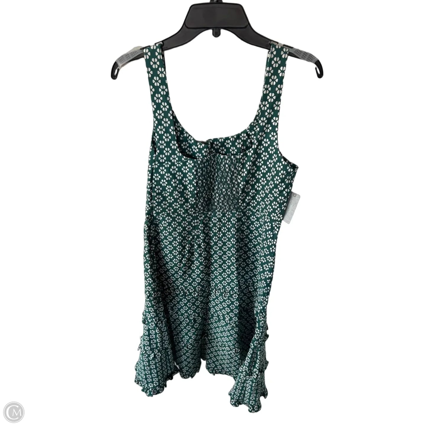 Dress Casual Midi By Anthropologie In Green & White, Size: Mp