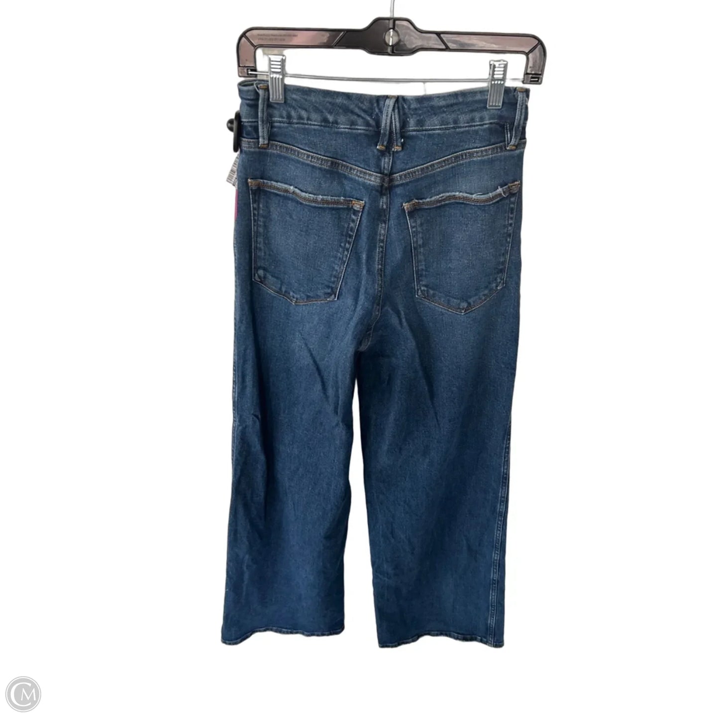 Jeans Wide Leg By Good American In Blue Denim, Size: 2