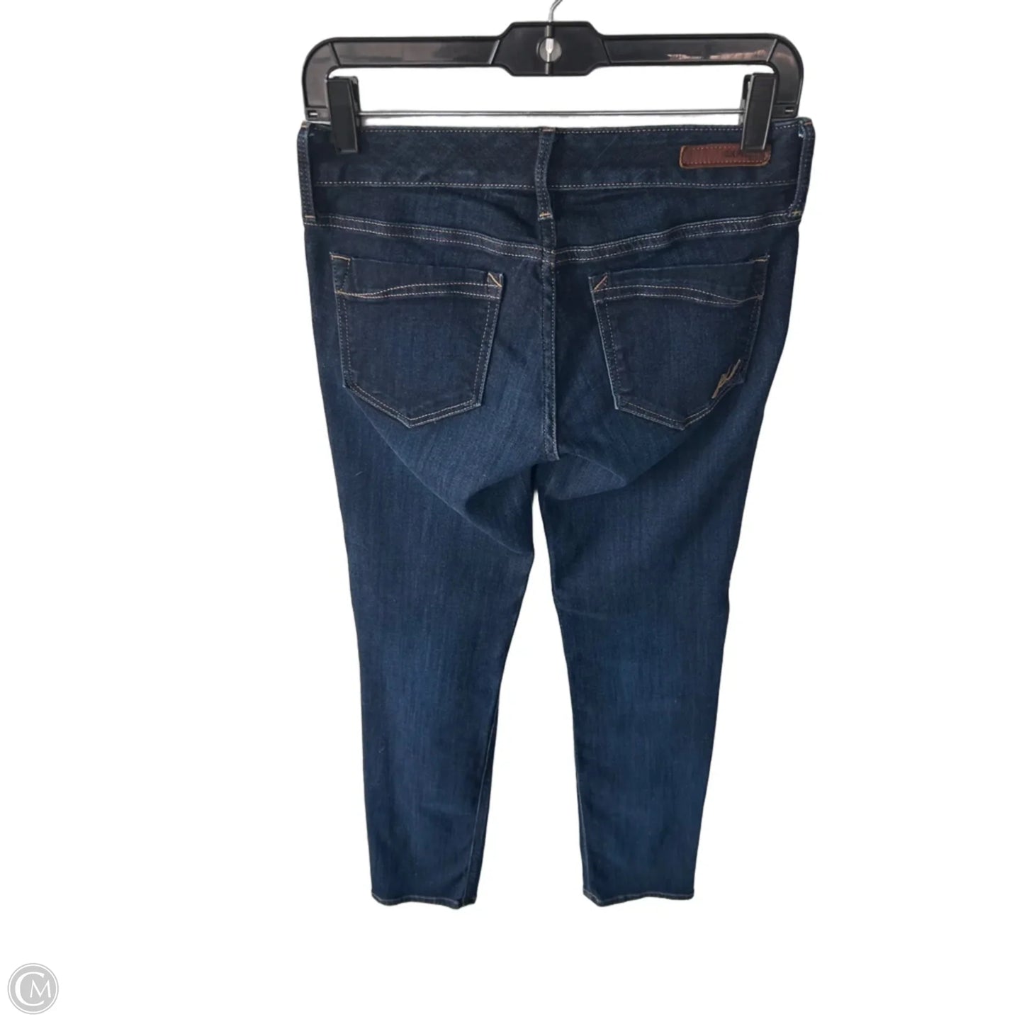 Jeans Straight By Express In Blue Denim, Size: 0