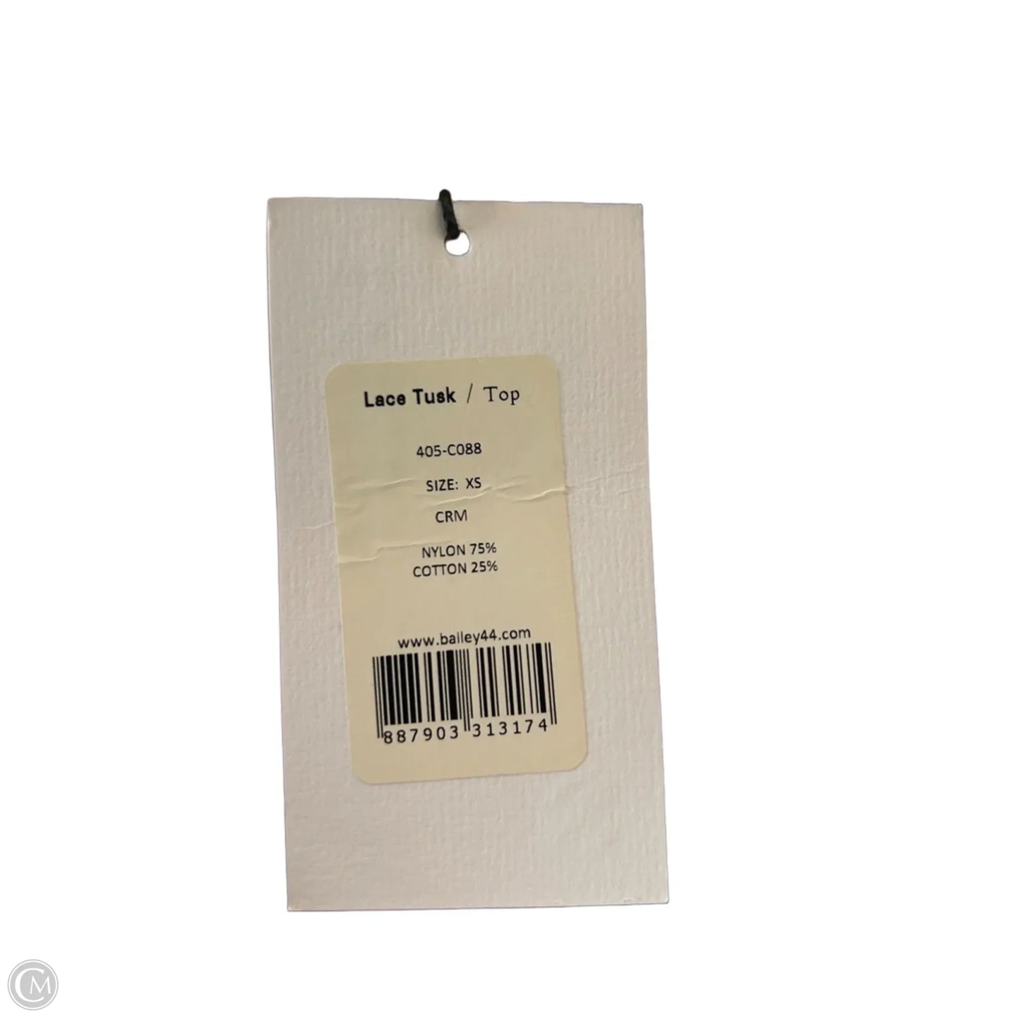 Top 3/4 Sleeve By Bailey 44 In White, Size: Xs