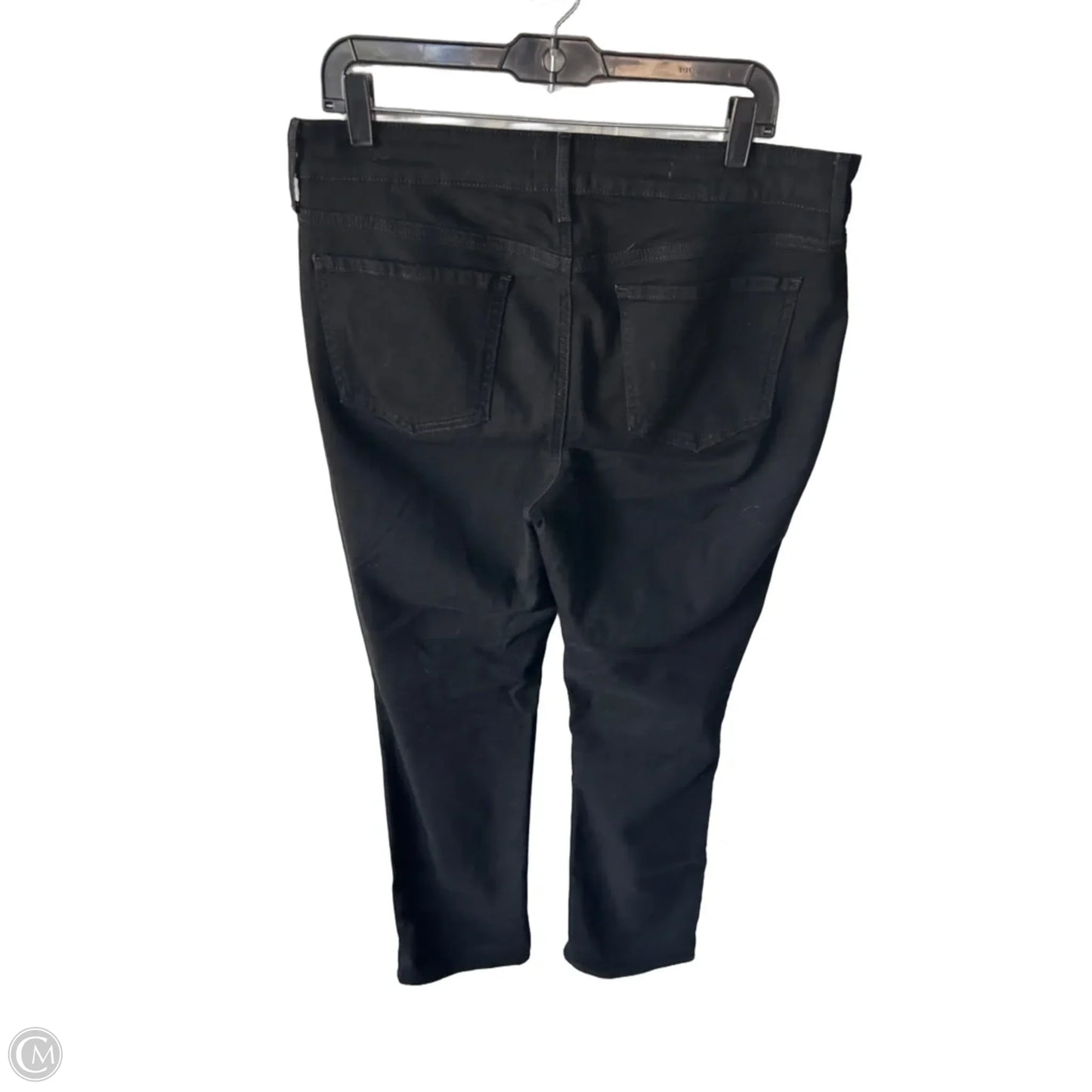 Jeans Straight By Not Your Daughters Jeans In Black Denim, Size: 12
