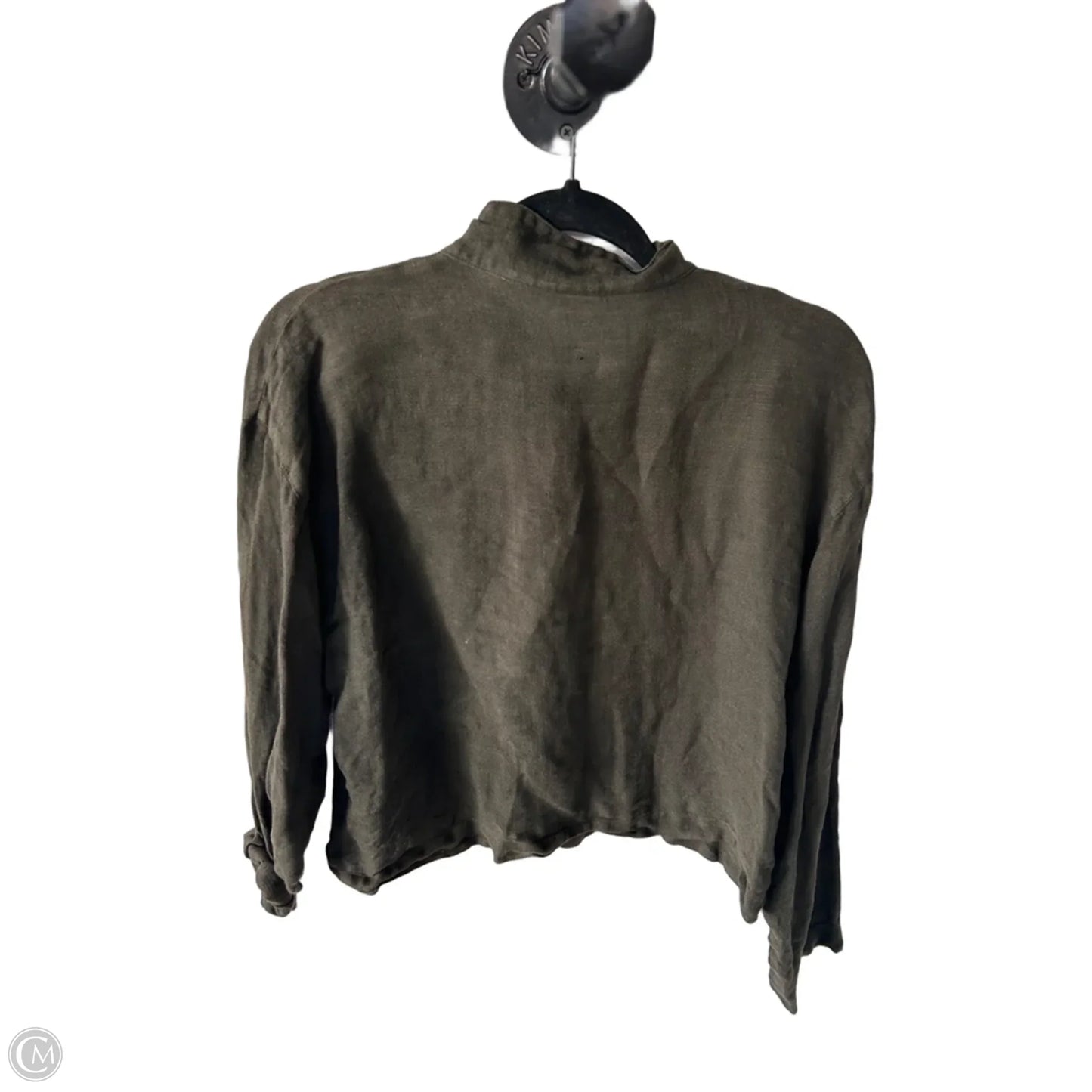 Jacket Shirt By Kiko In Green, Size: Osfm