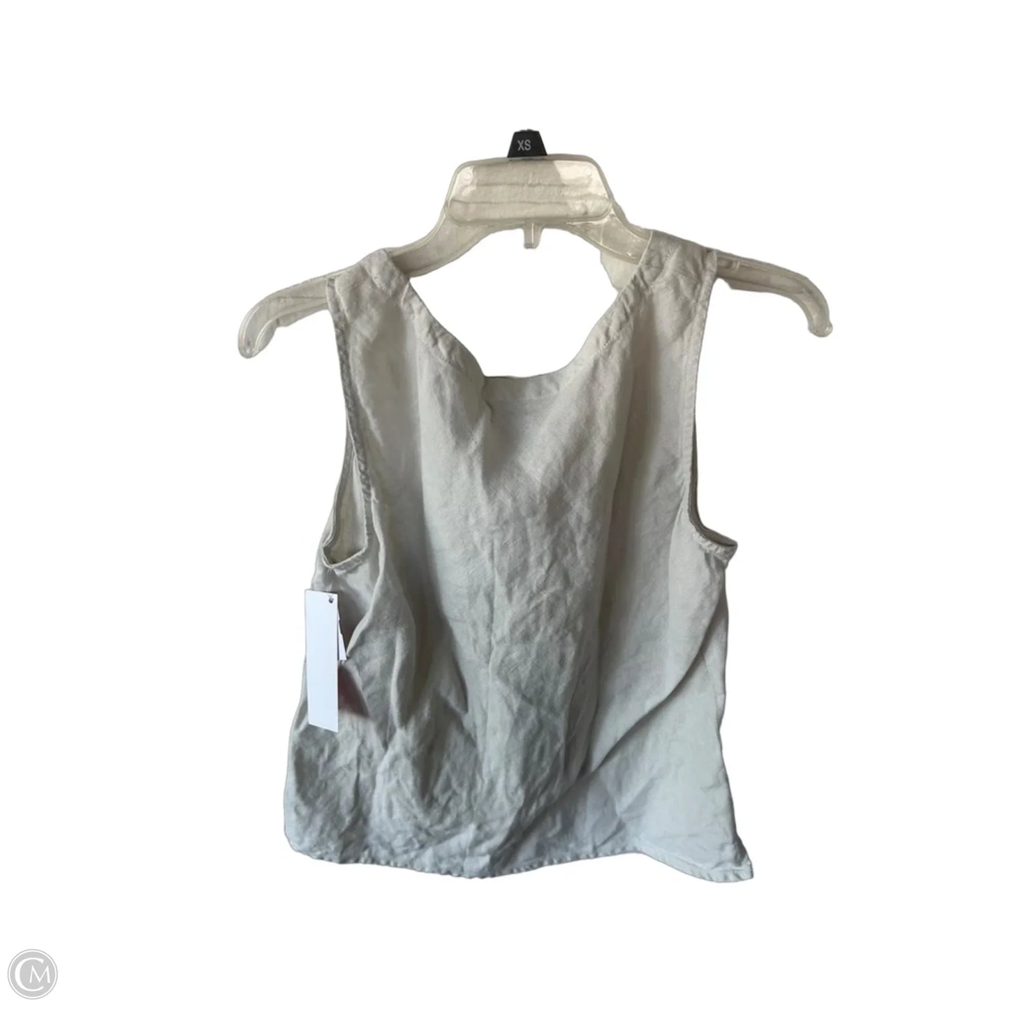 Top Sleeveless By Eileen Fisher In Tan, Size: L
