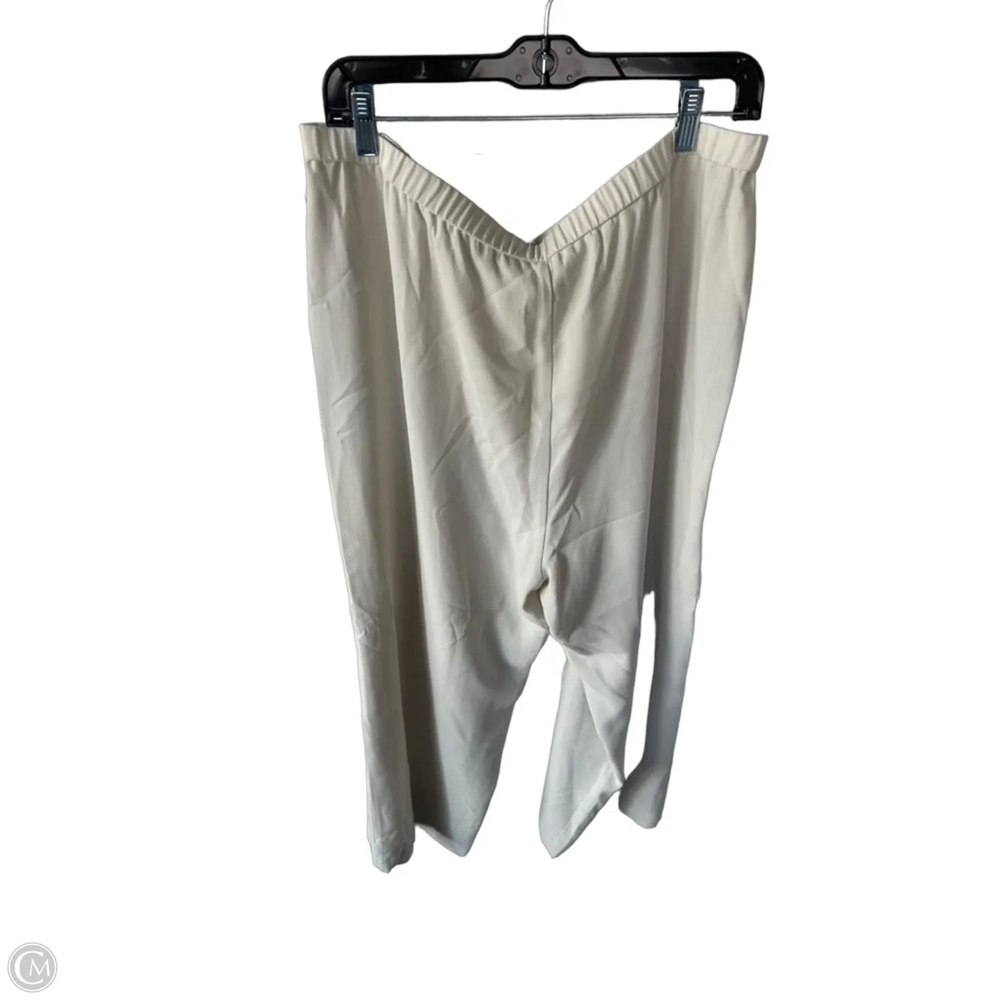 Pants Cropped By Eileen Fisher In Tan, Size: L