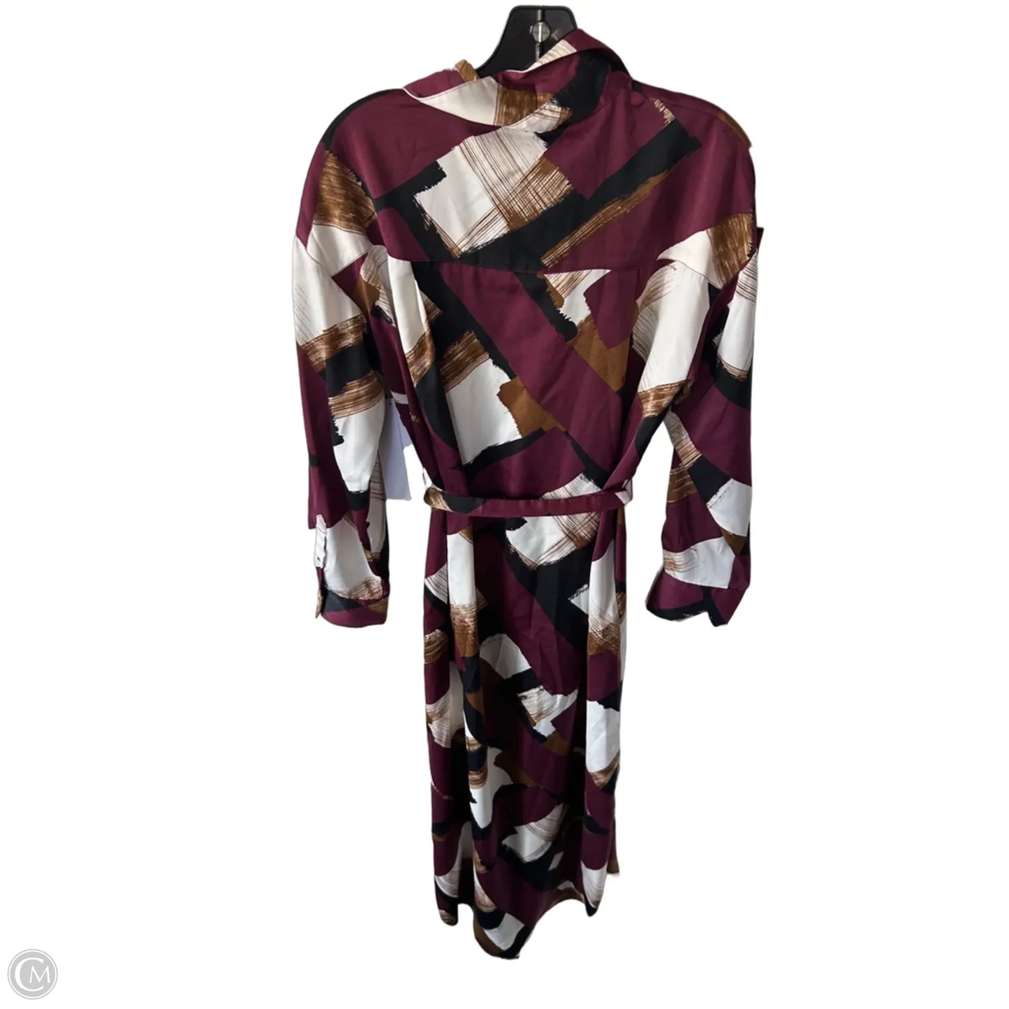 Dress Work By Banana Republic In Black & Purple, Size: M