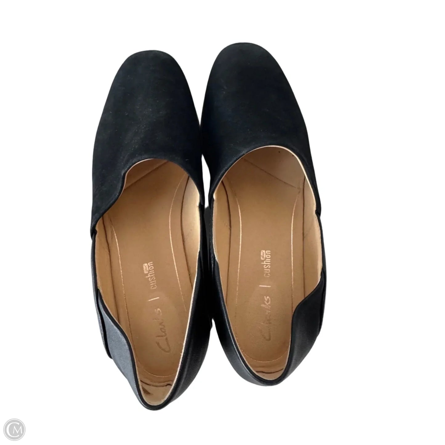 Shoes Flats By Clarks In Black, Size: 7.5
