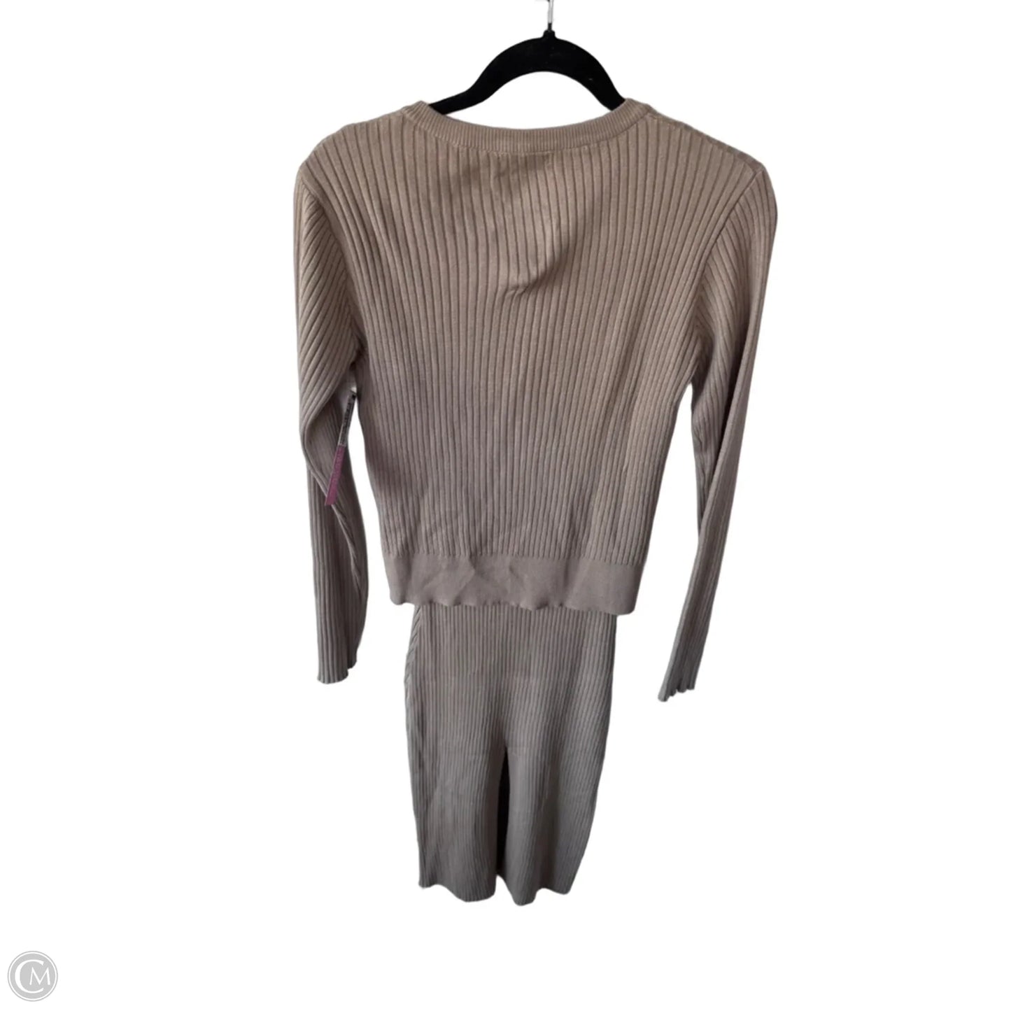 Dress Set 2pc By Cmc In Tan, Size: S