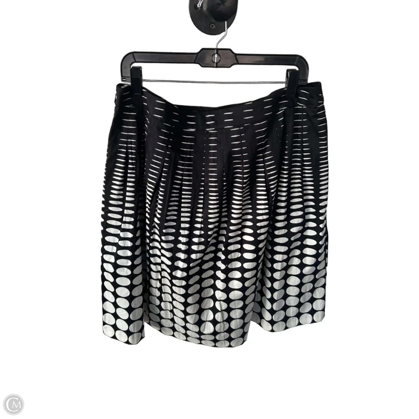 Skirt Midi By Talbots In Black & Cream, Size: 16p
