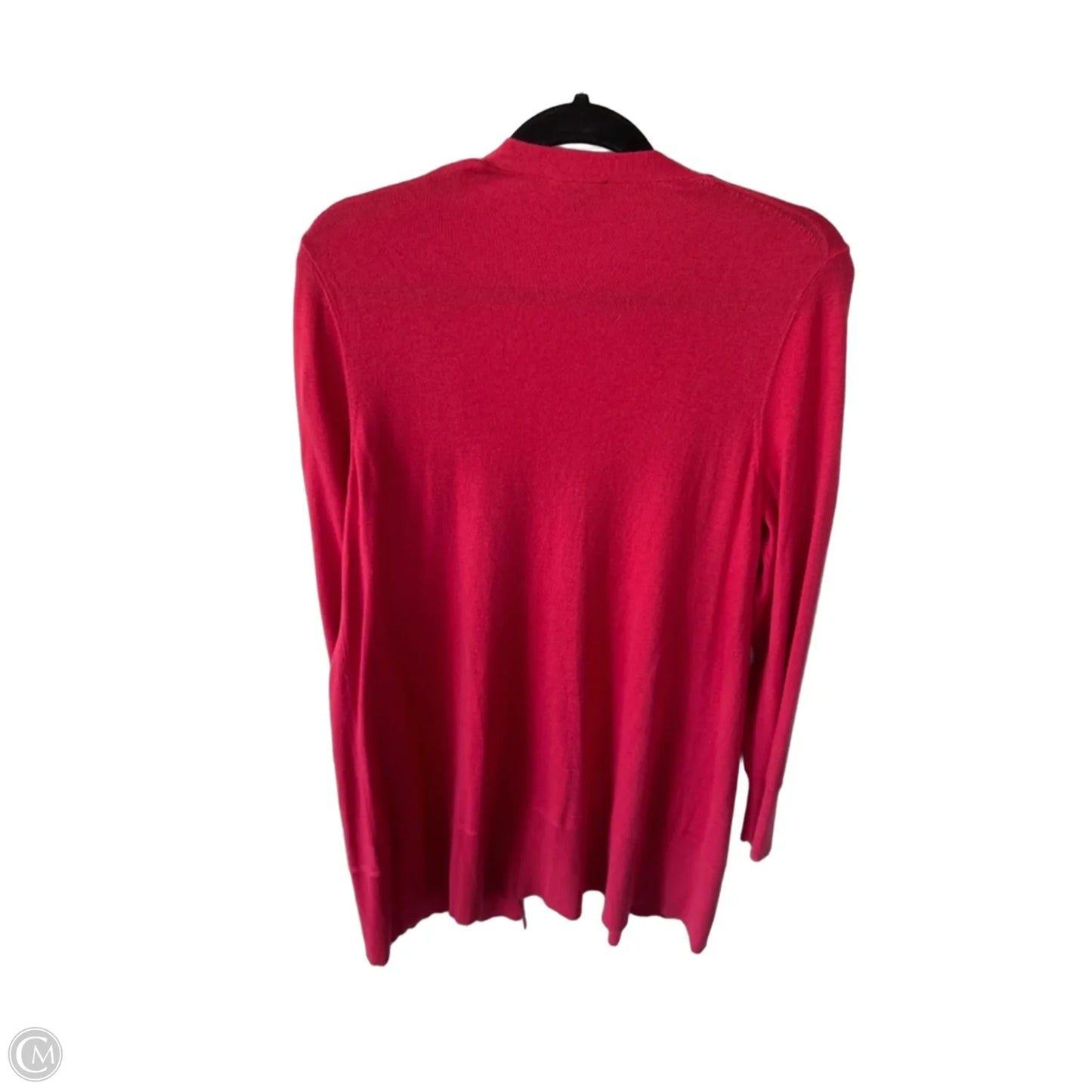Sweater Cardigan By Talbots In Pink, Size: L