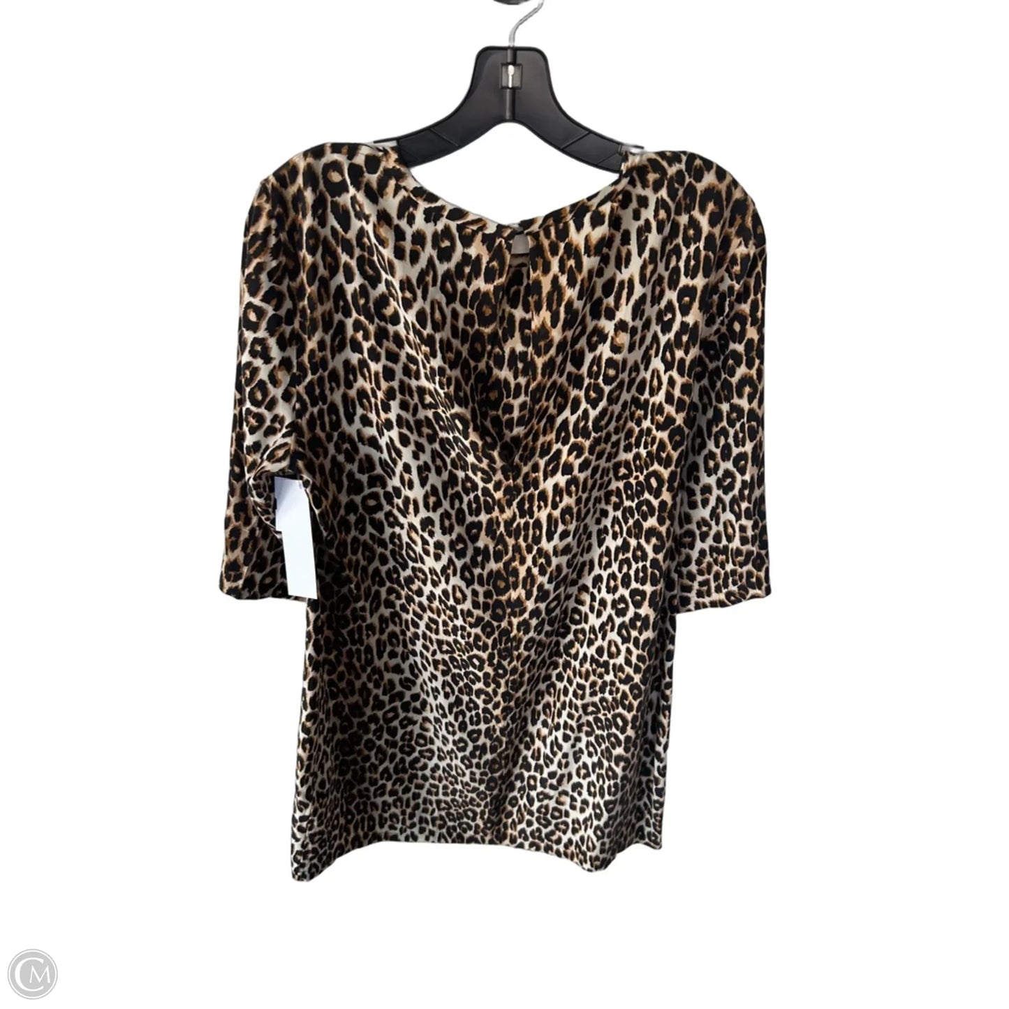 Dress Casual Short By Equipment In Animal Print, Size: L