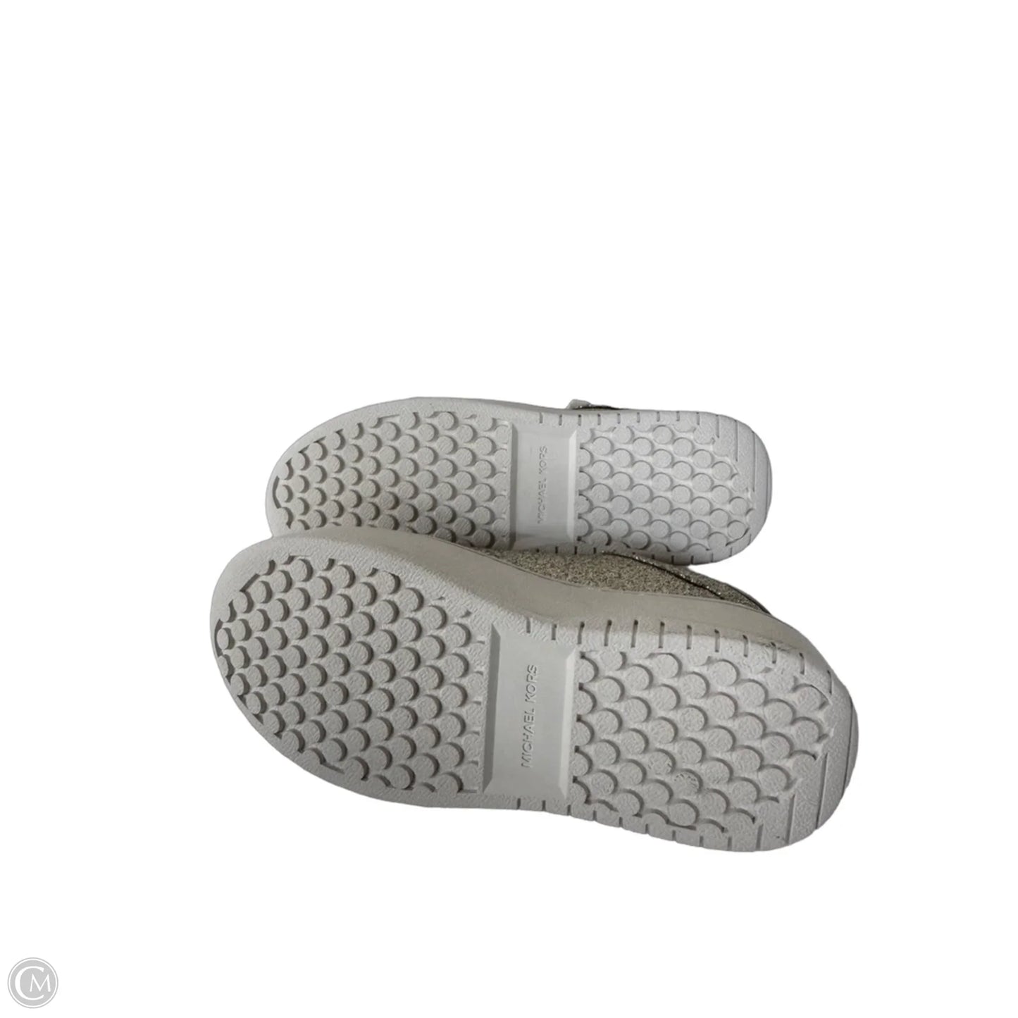 Shoes Sneakers By Michael By Michael Kors In Gold & White, Size: 5