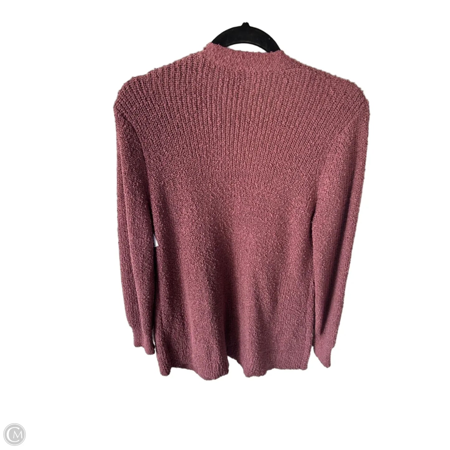Sweater Cardigan By Bobeau In Pink, Size: L