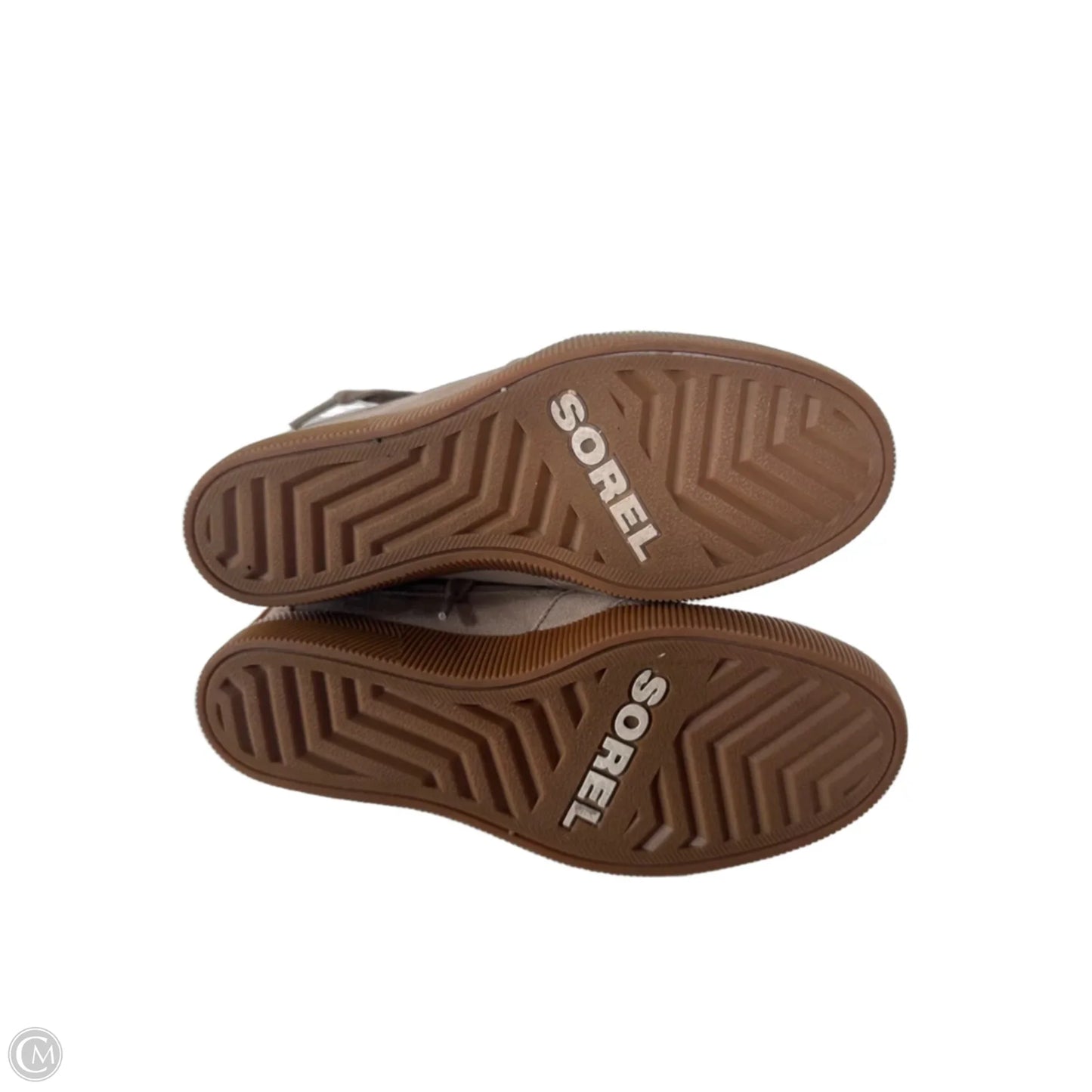 Shoes Heels Wedge By Sorel In Tan, Size: 7.5