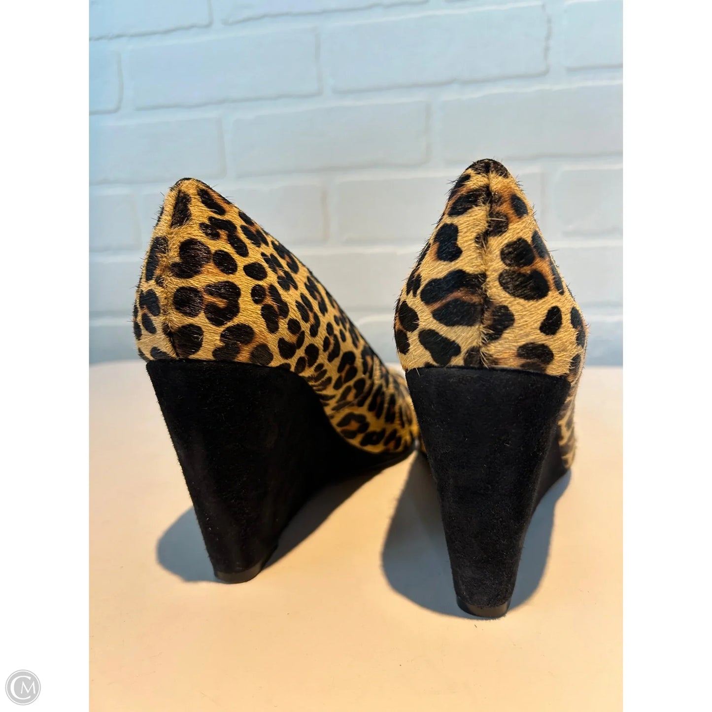 Shoes Heels Wedge By Lucky Brand In Animal Print, Size: 7.5