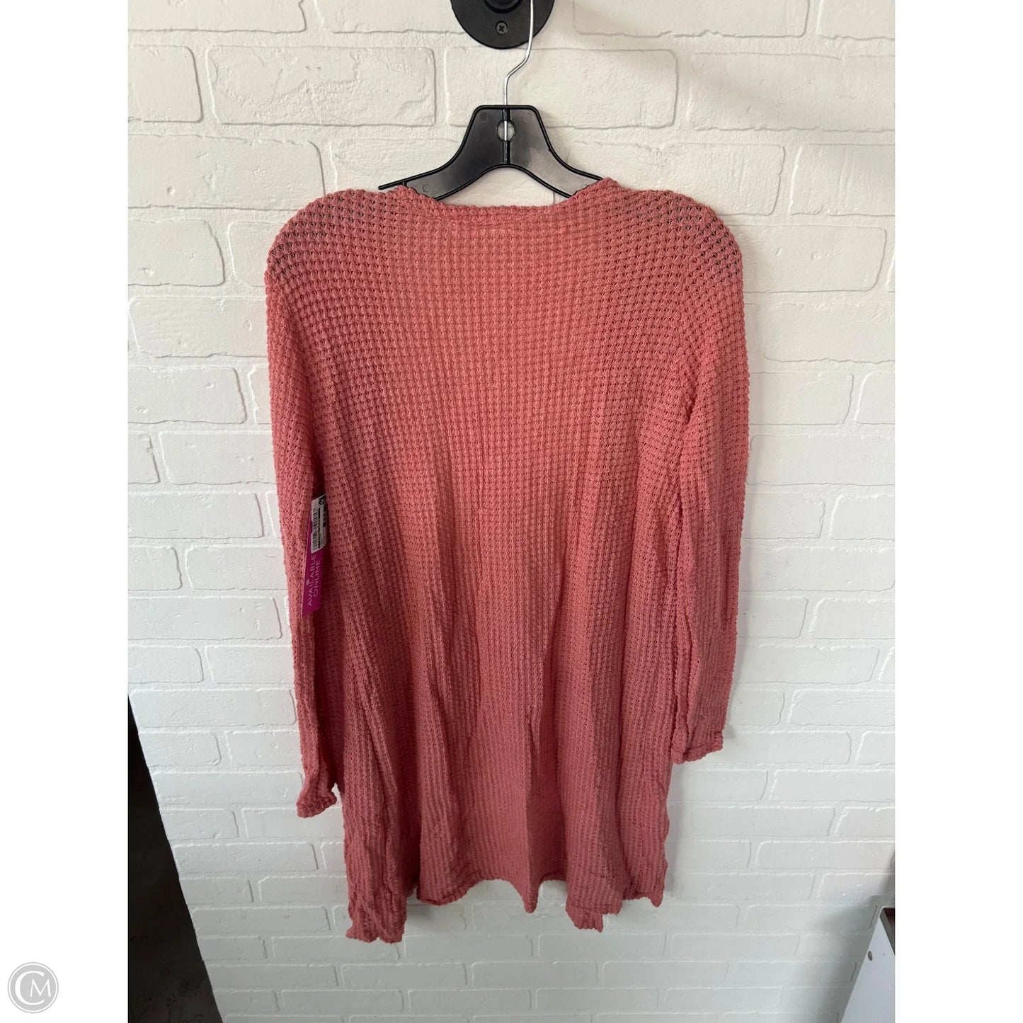 Cardigan By Clothes Mentor In Peach, Size: L