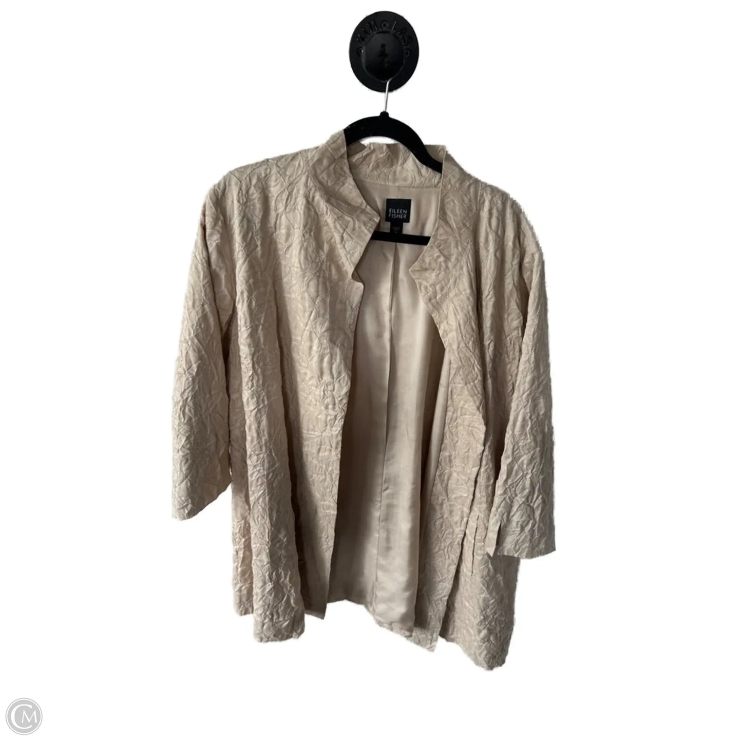 Blazer By Eileen Fisher In Beige, Size: Xl