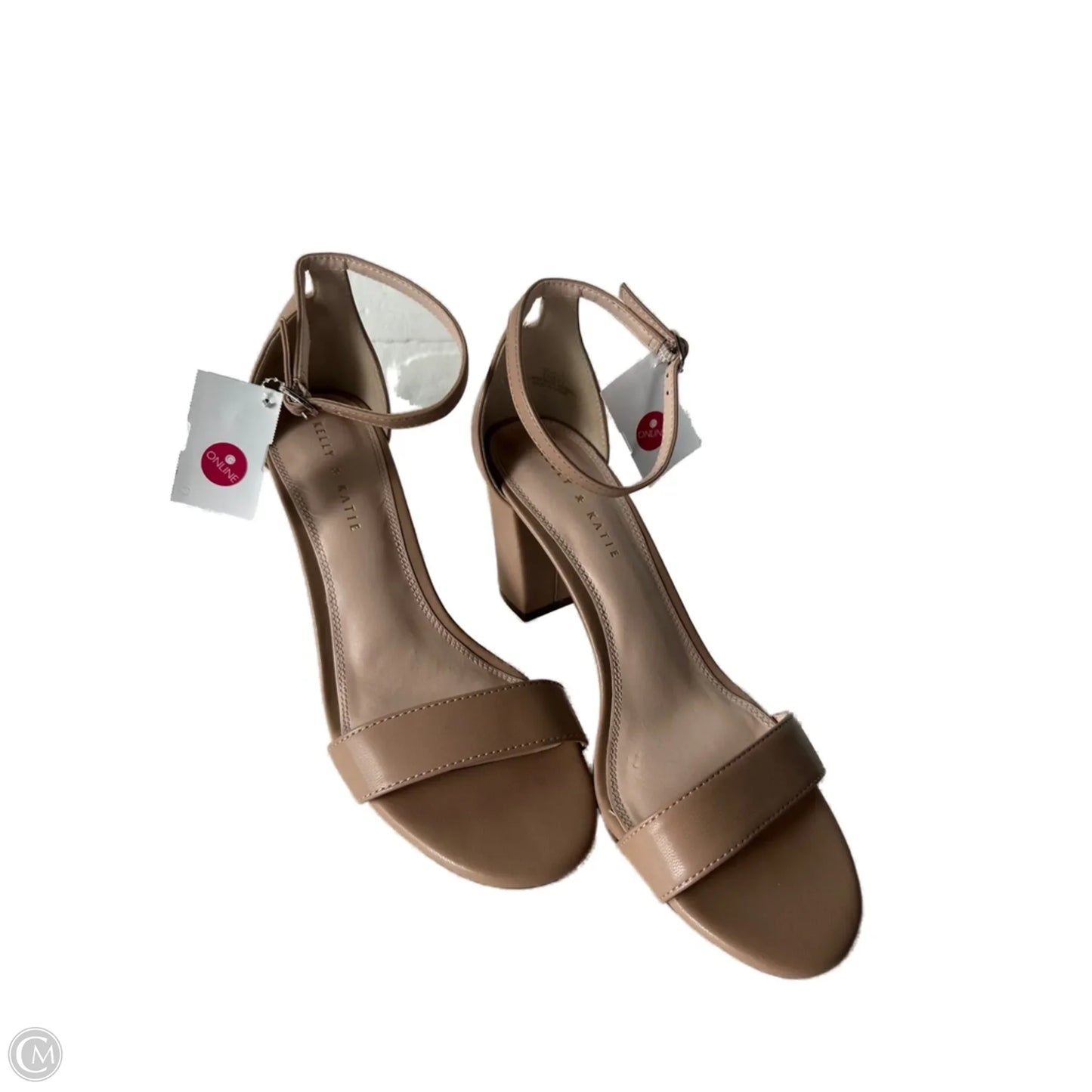 Shoes Heels Block By Kelly And Katie In Tan, Size: 11