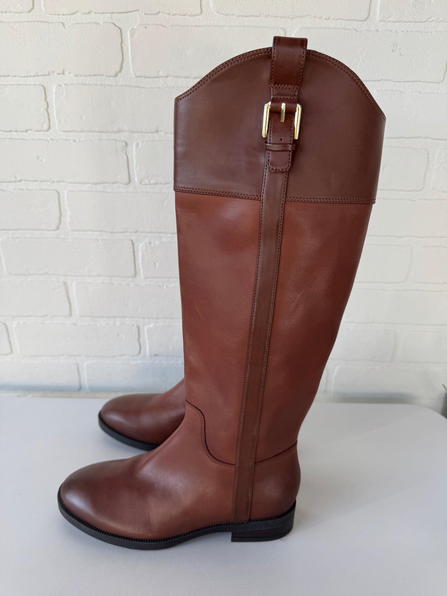 Boots Knee Flats By Vionic In Brown, Size: 6.5