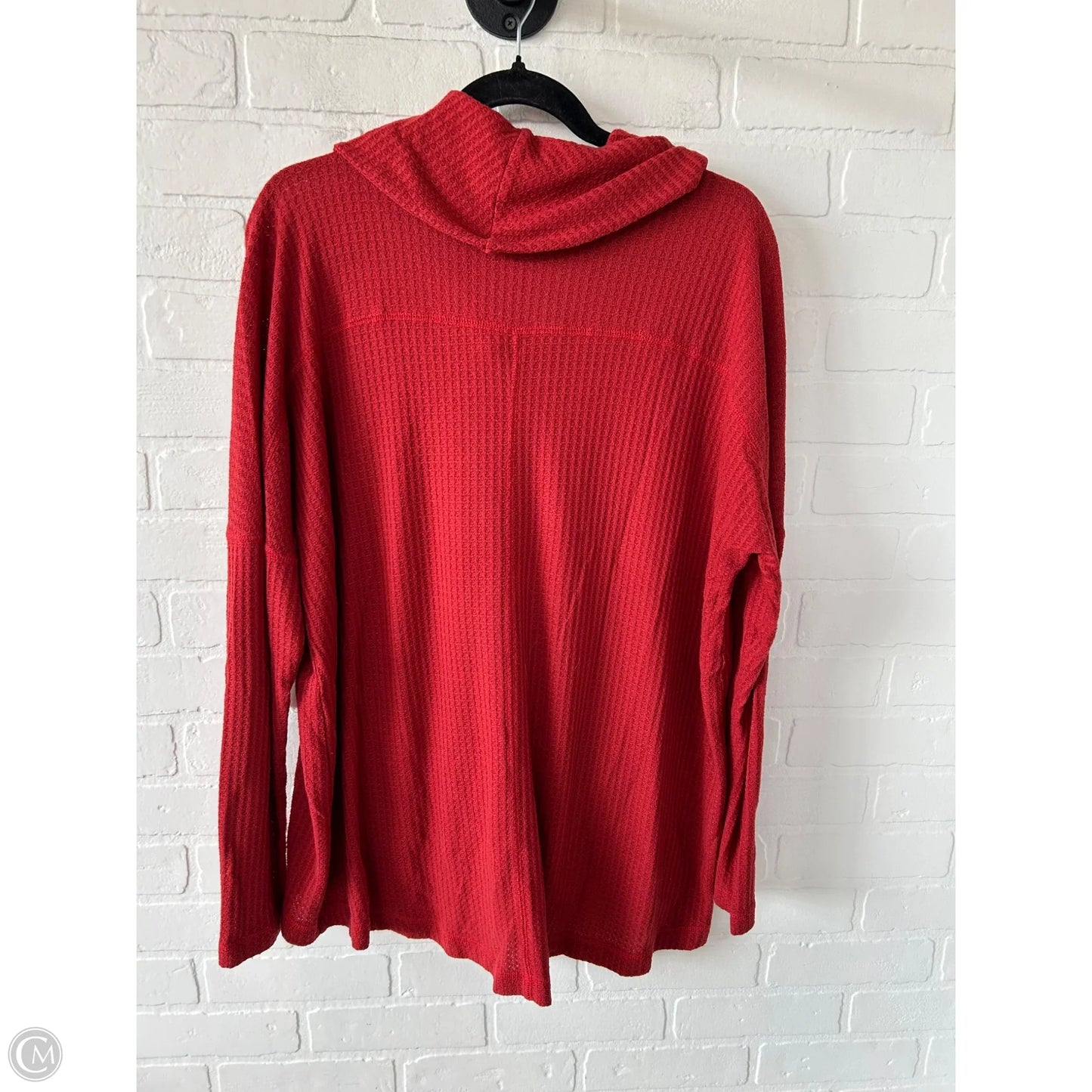 Top Long Sleeve By Lucky Brand In Red, Size: Xl