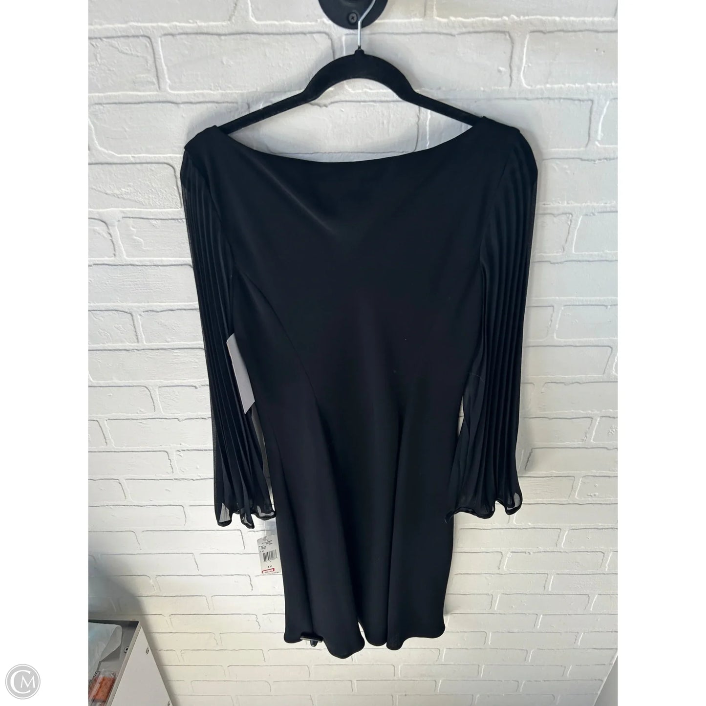 Dress Party Midi By Jones New York In Black, Size: L