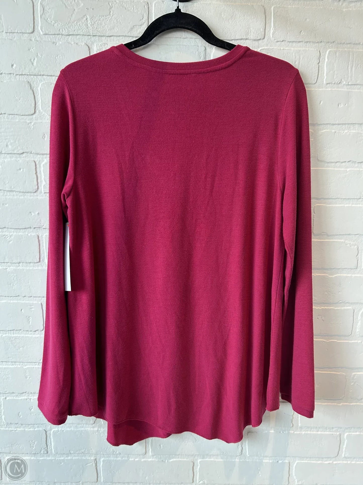 Top Long Sleeve By Soft Surroundings In Pink, Size: M