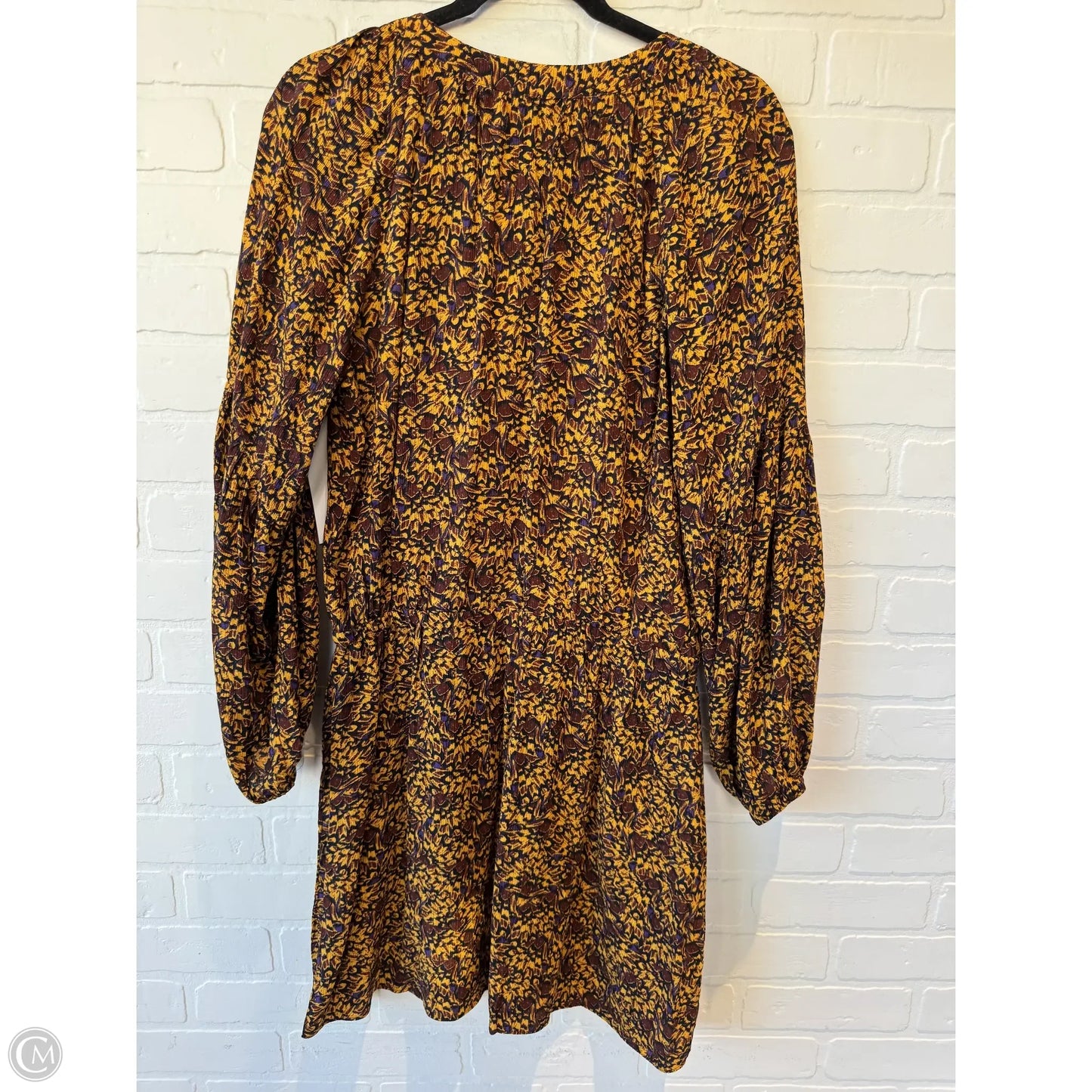 Dress Casual Short By White House Black Market In Black & Yellow, Size: M