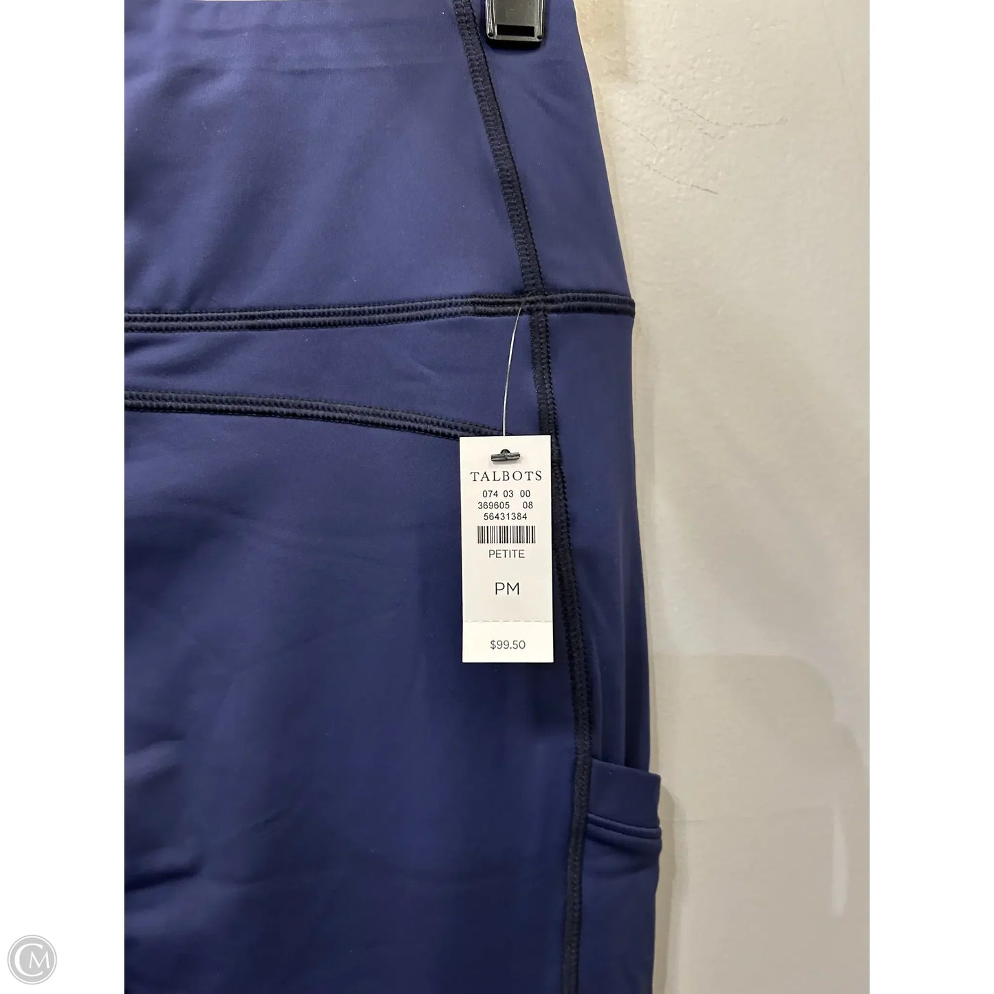 Athletic Leggings By Talbots In Blue, Size: 8p