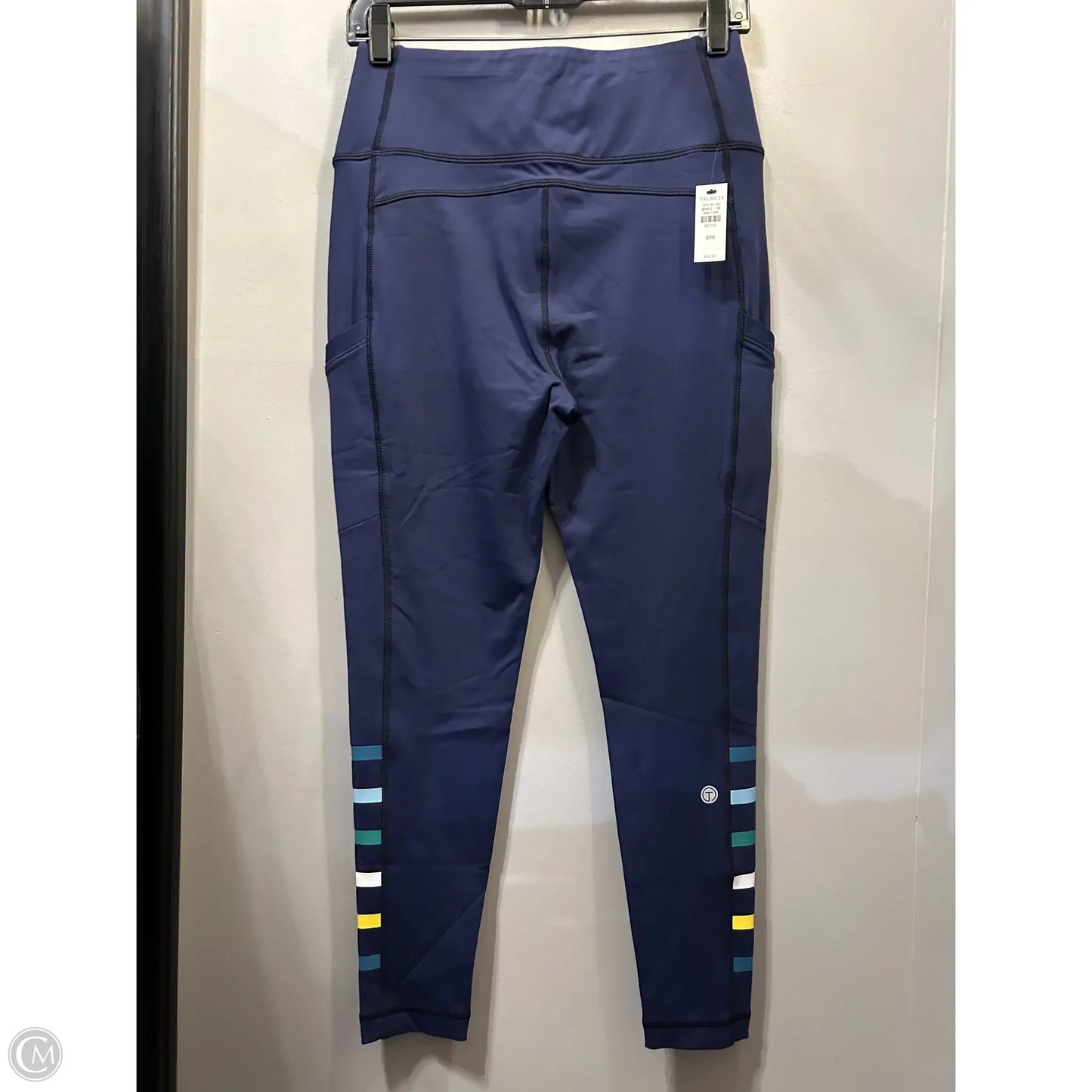 Athletic Leggings By Talbots In Blue, Size: 8p