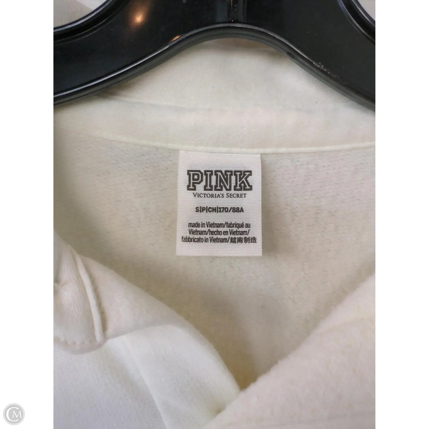 Jacket Shirt By Pink In Cream, Size: S