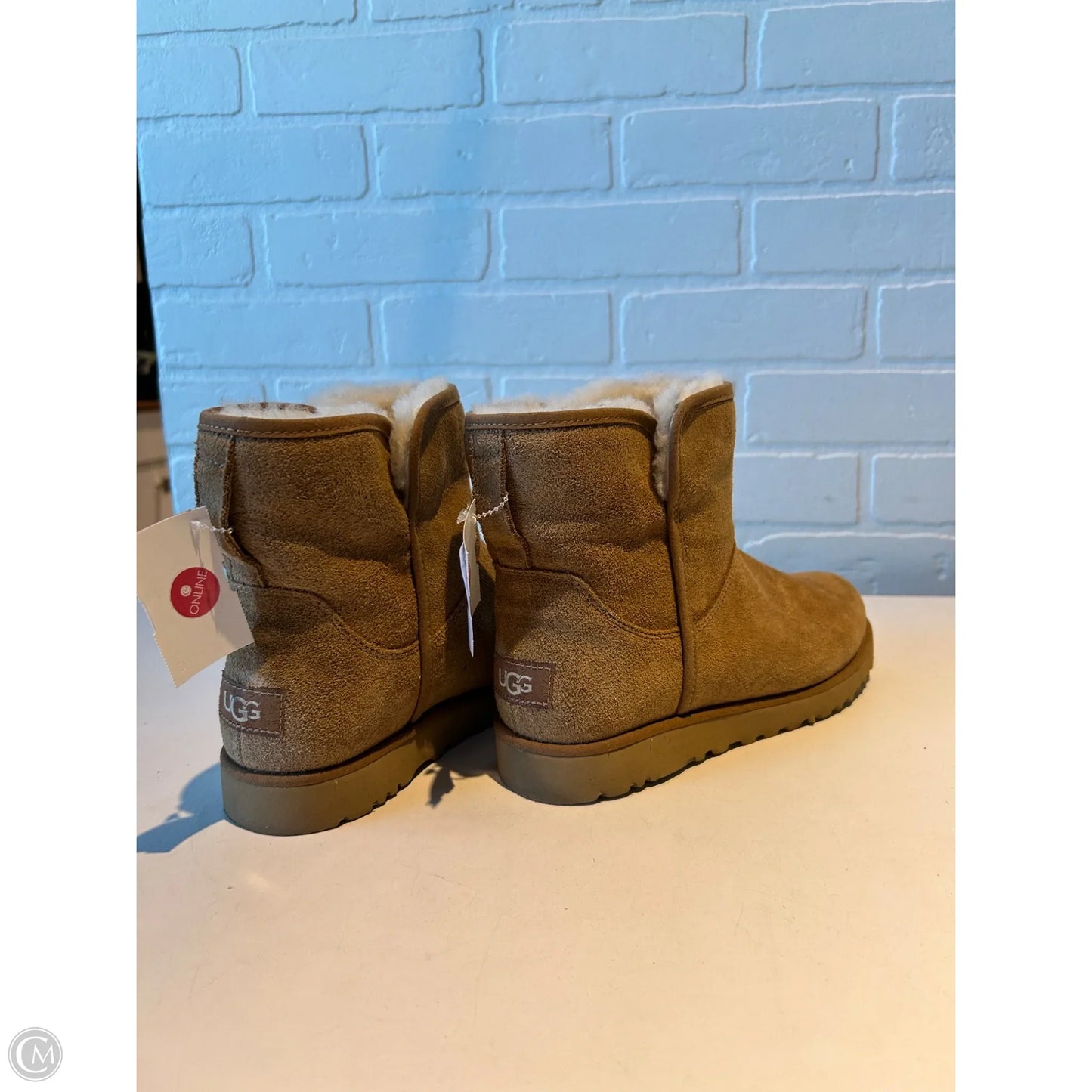 Boots Designer By Ugg In Brown, Size: 7.5
