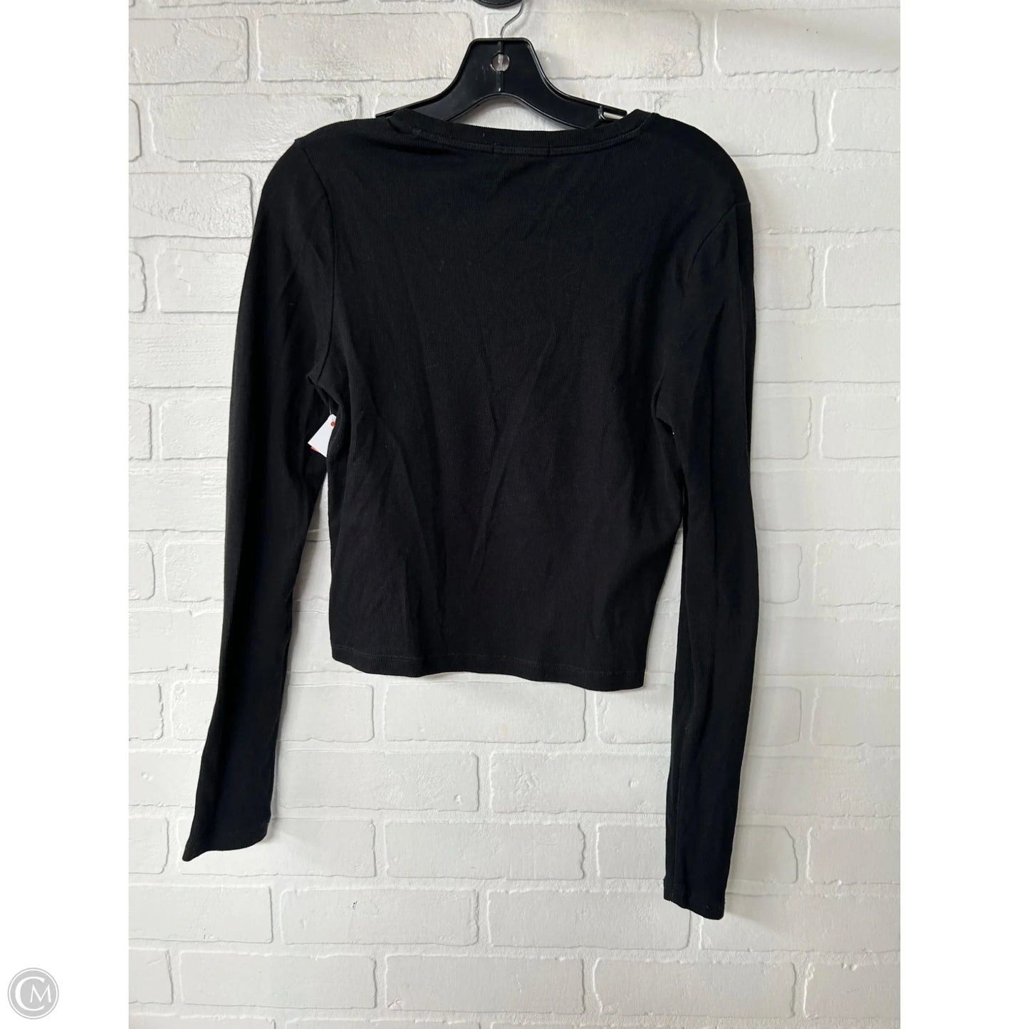 Top Long Sleeve Basic By Rag And Bone In Black, Size: L