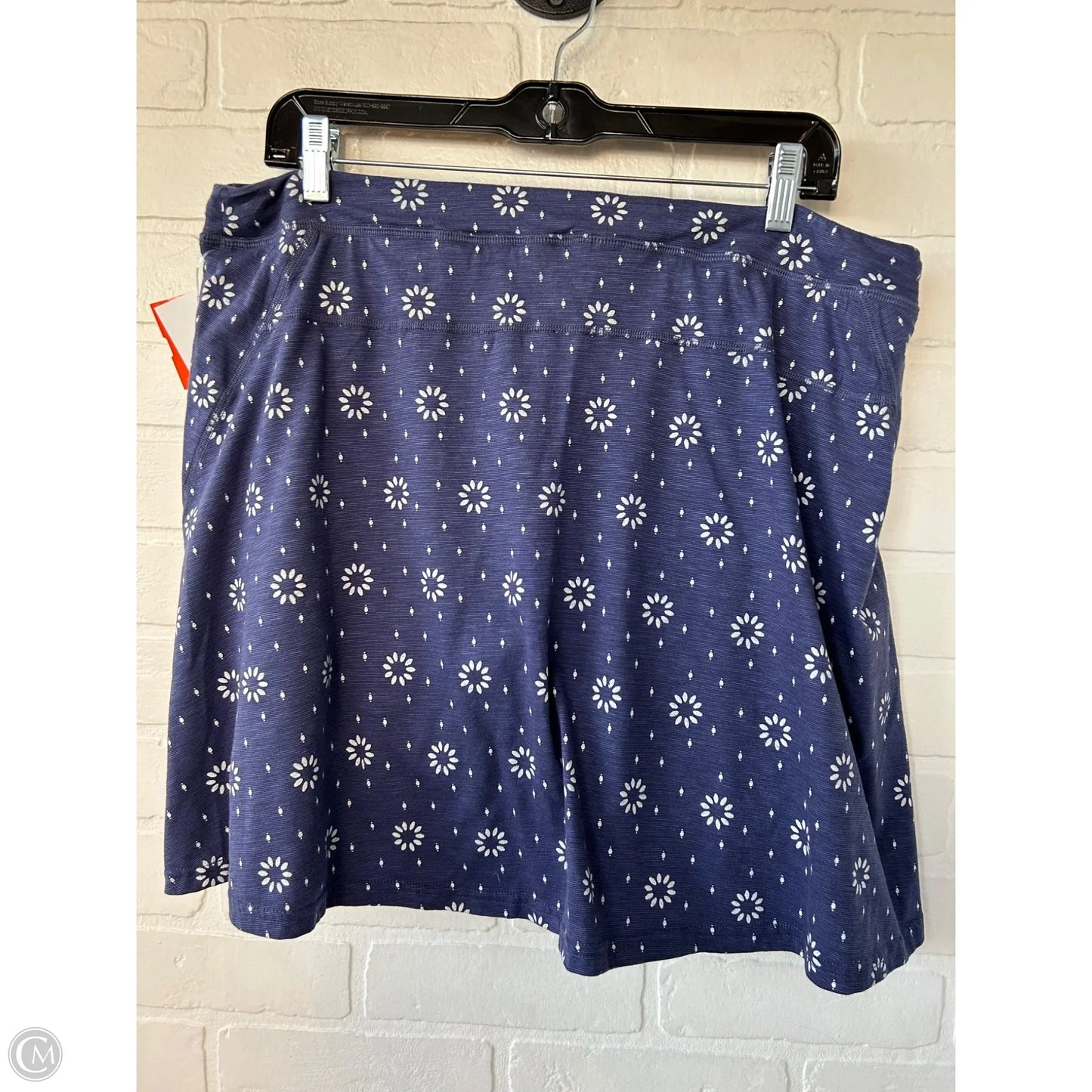 Skort By Toad & Co In Blue & White, Size: 16