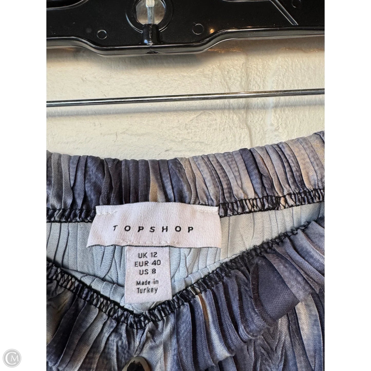 Skirt Maxi By Topshop In Grey, Size: 8