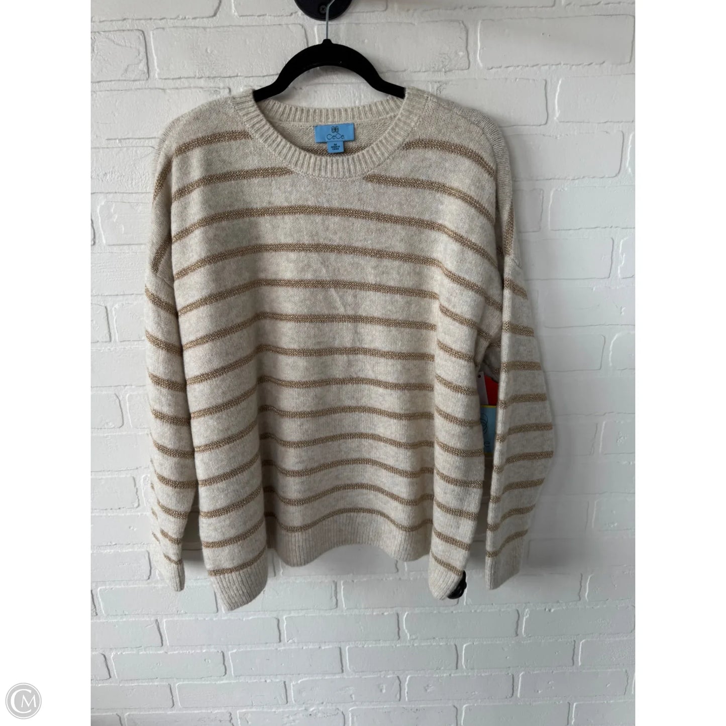 Sweater By Cece In Cream, Size: M