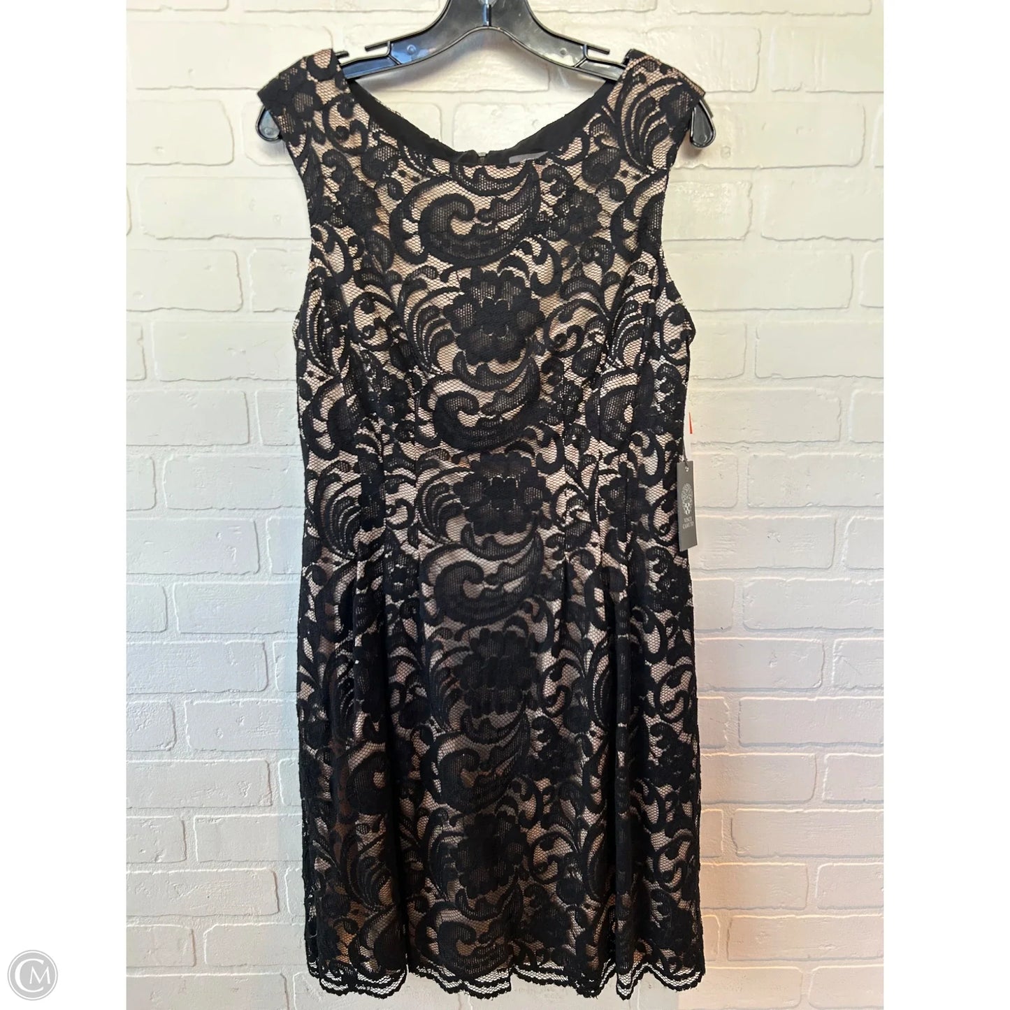 Dress Party Midi By Vince Camuto In Black, Size: L
