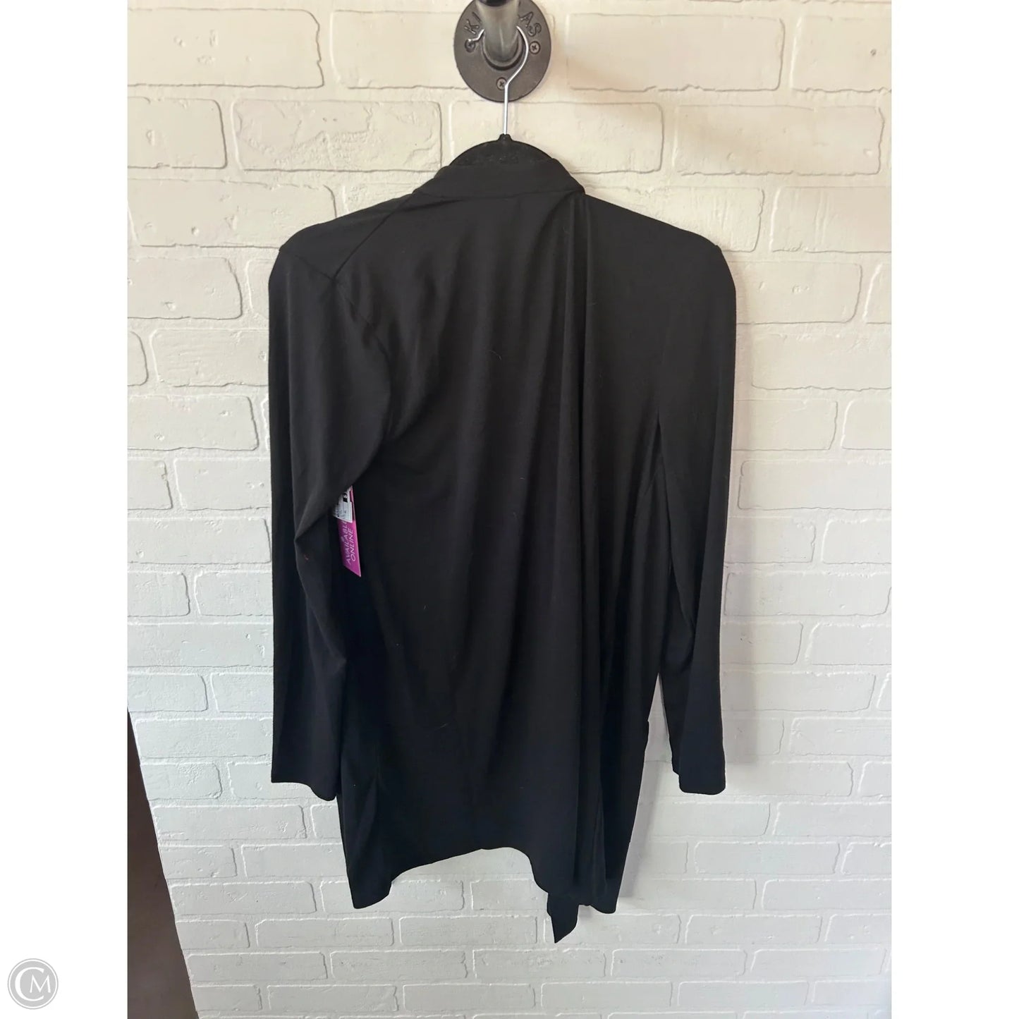 Cardigan By Zenana Outfitters In Black, Size: Xl