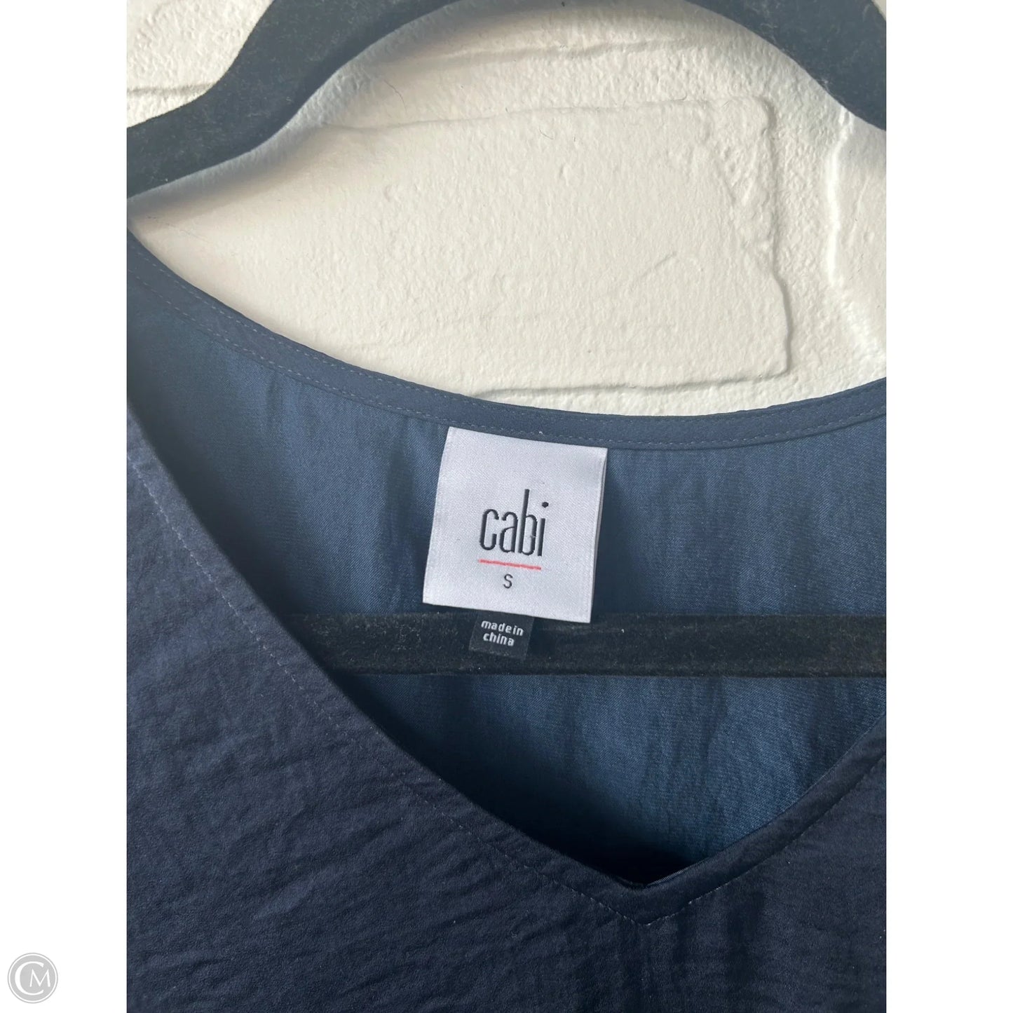 Top Long Sleeve By Cabi In Navy, Size: S