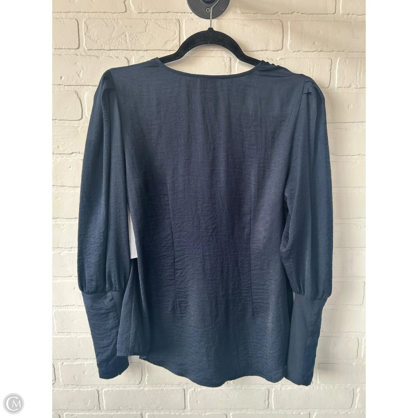 Top Long Sleeve By Cabi In Navy, Size: S
