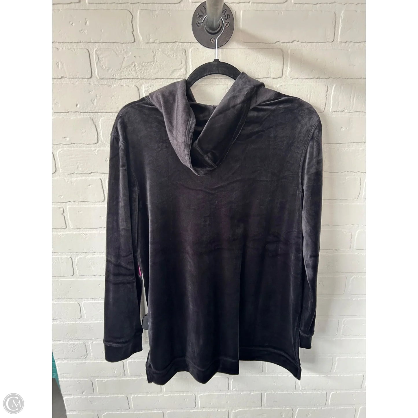 Tunic Long Sleeve By Chicos In Black, Size: M