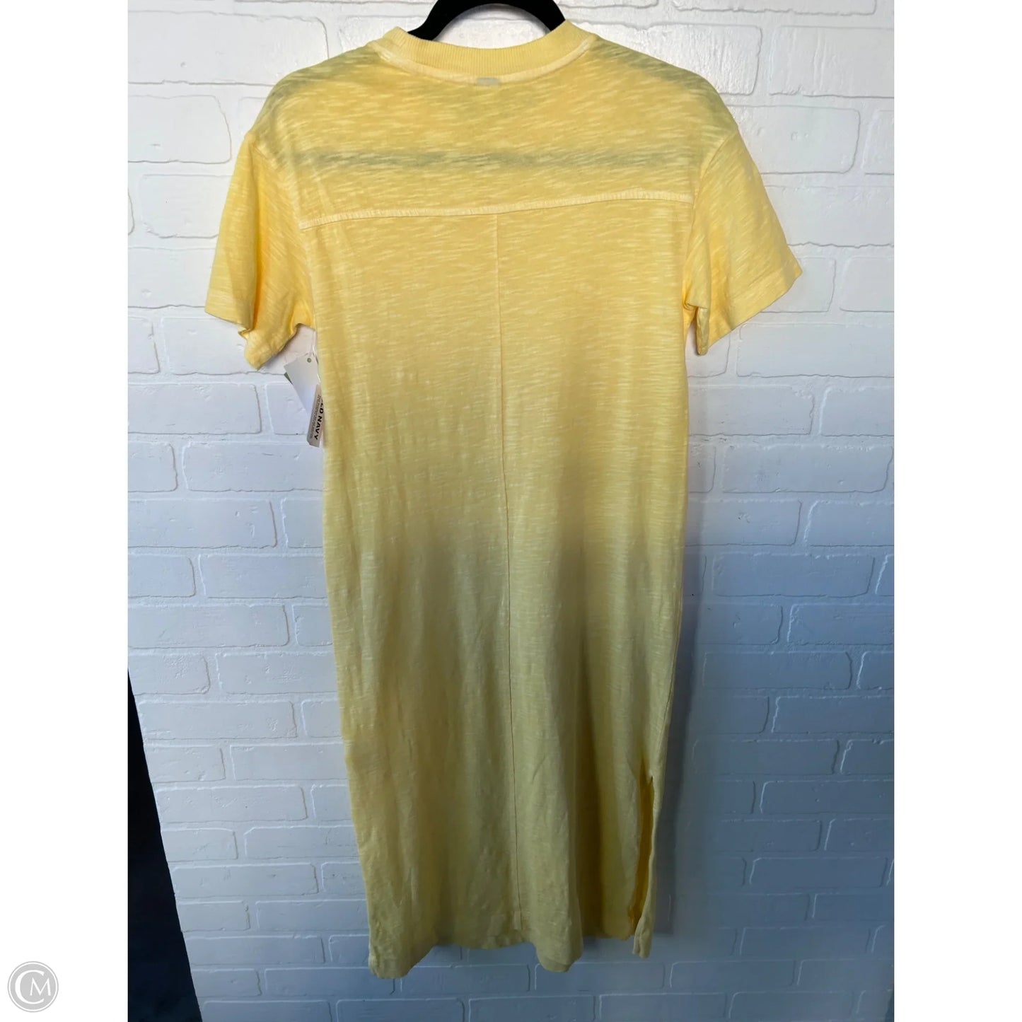 Dress Casual Midi By Old Navy In Yellow, Size: Xs