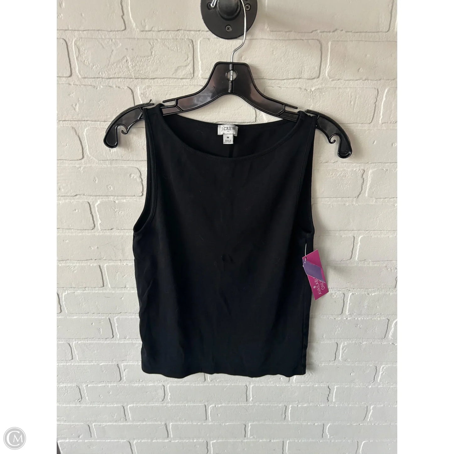Top Sleeveless Basic By J. Crew In Black, Size: M