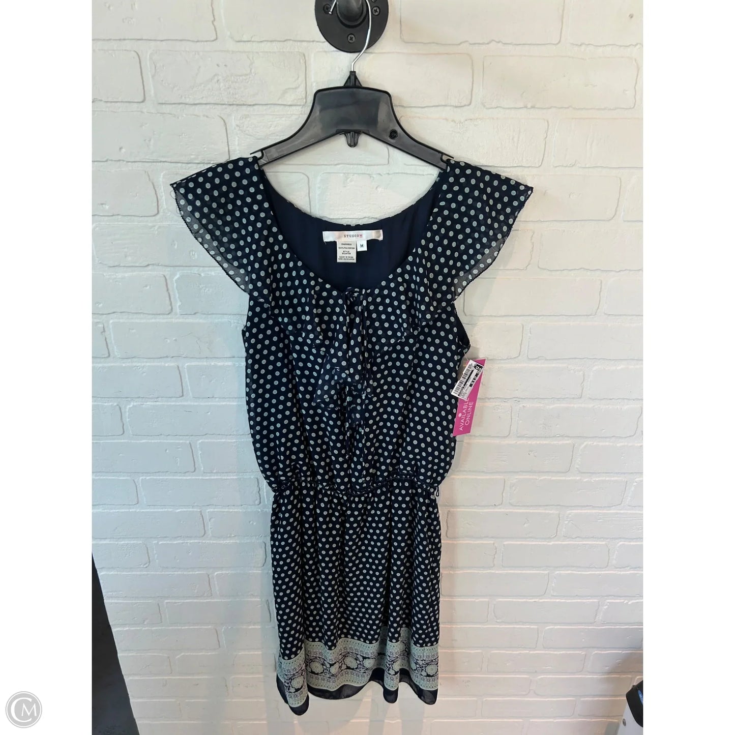 Dress Casual Short By Studio M In Blue, Size: M