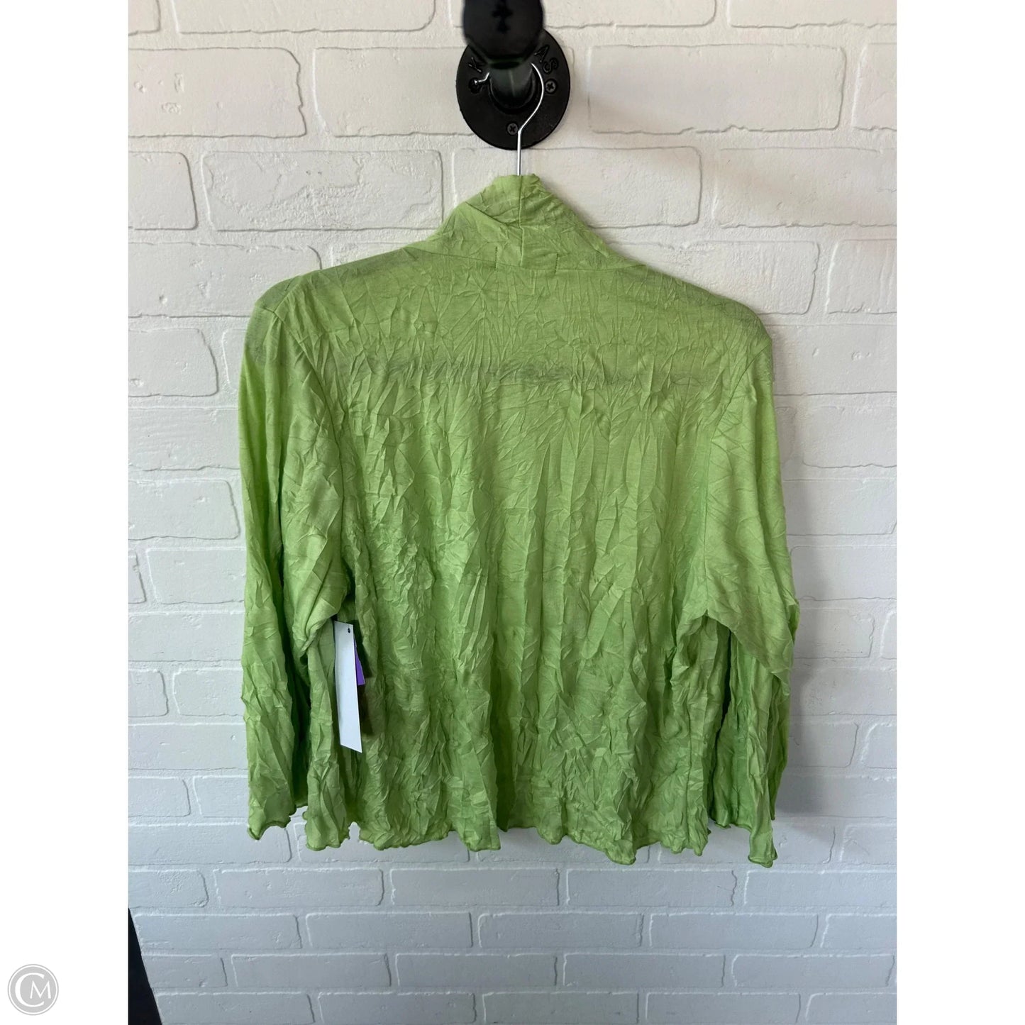 Cardigan By Clothes Mentor In Green, Size: Xl