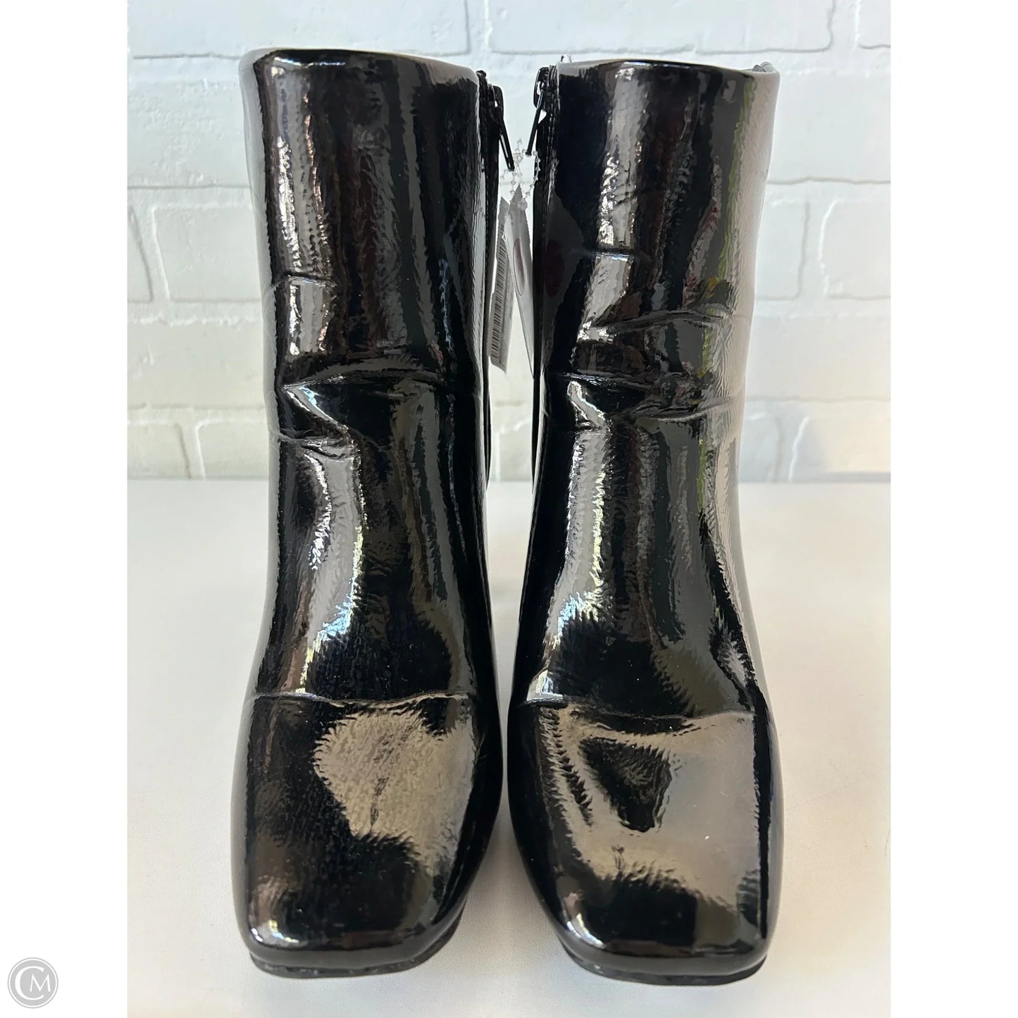 Boots Mid-calf Heels By Sugar In Black, Size: 8