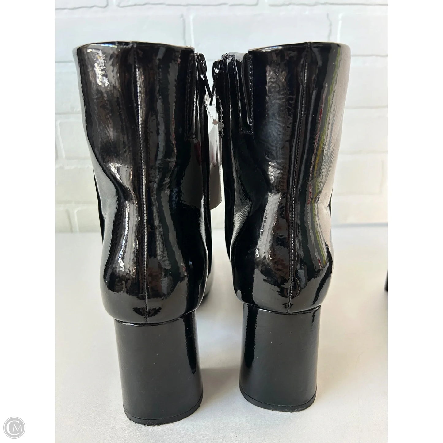 Boots Mid-calf Heels By Sugar In Black, Size: 8