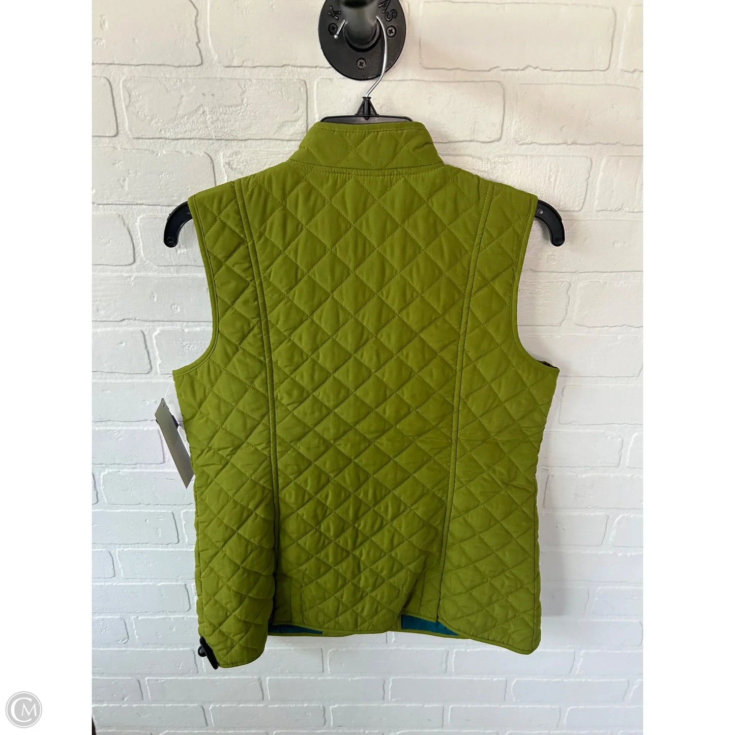 Vest Puffer & Quilted By J. Jill In Green, Size: S