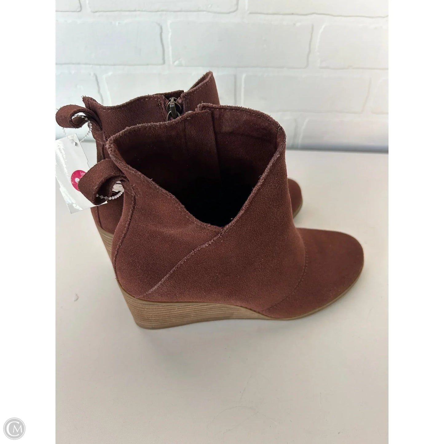 Shoes Heels Wedge By Toms In Brown, Size: 7.5